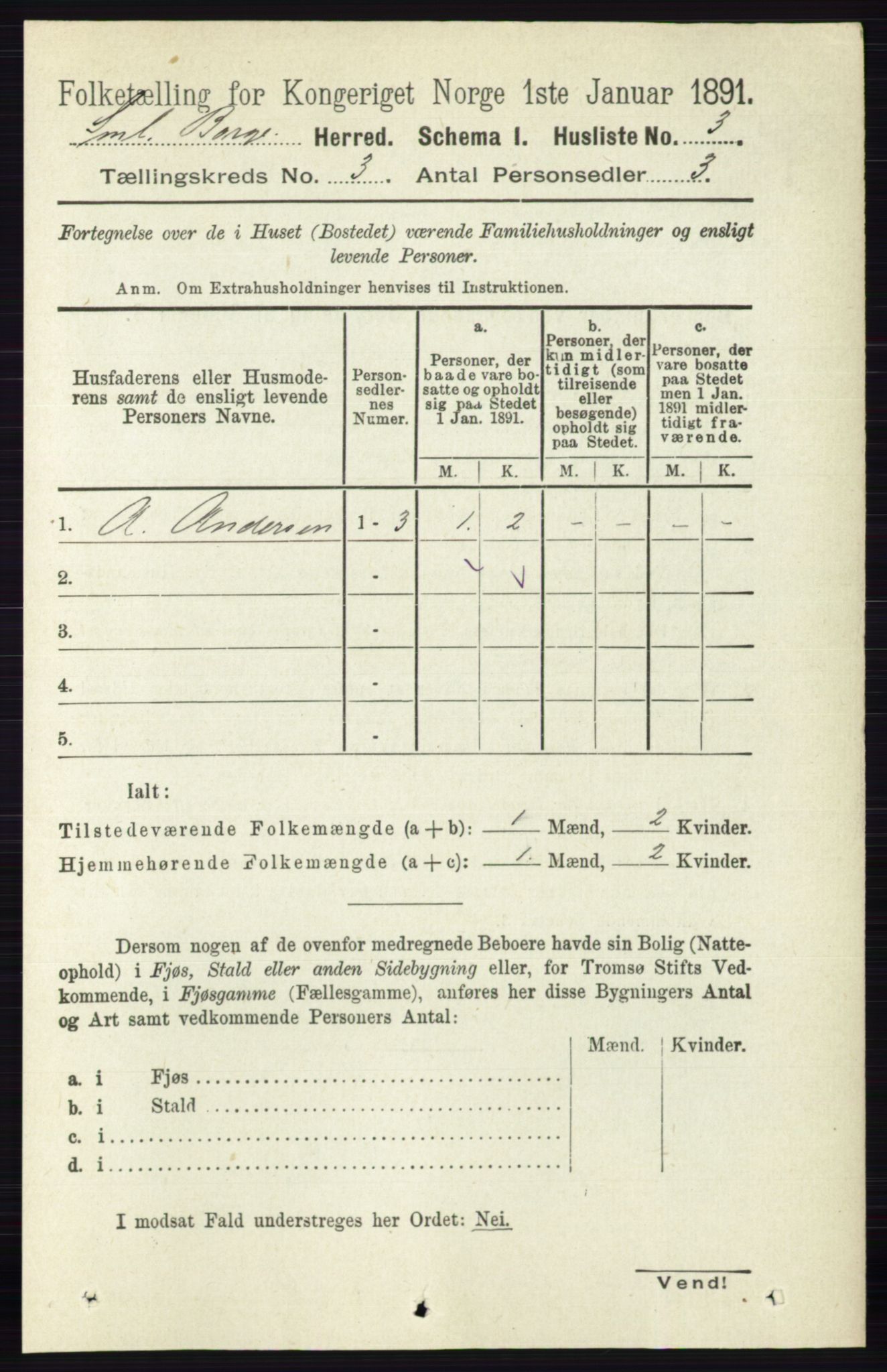 RA, 1891 census for 0113 Borge, 1891, p. 1353