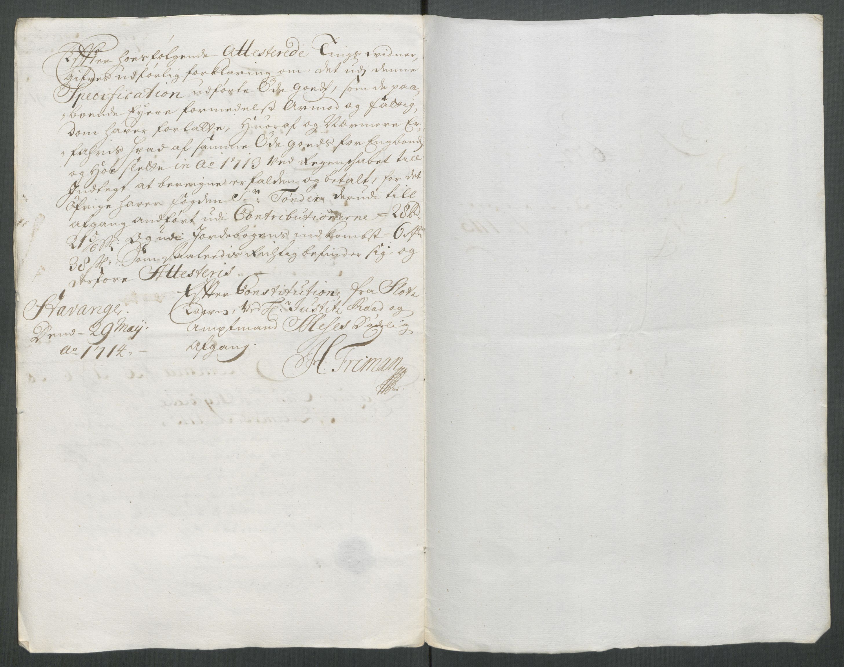 Rentekammeret inntil 1814, Reviderte regnskaper, Fogderegnskap, AV/RA-EA-4092/R47/L2866: Fogderegnskap Ryfylke, 1713, p. 379