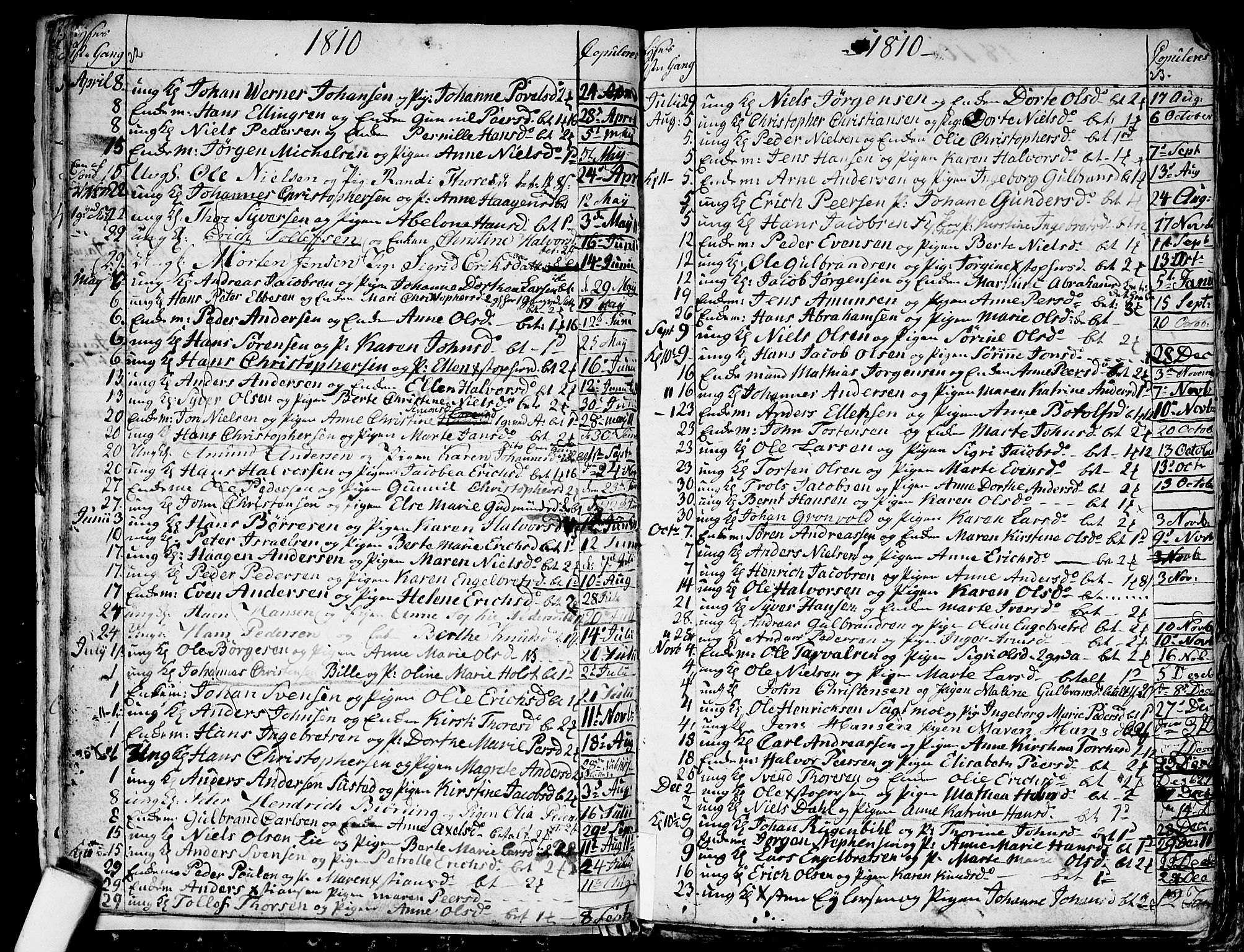 Aker prestekontor kirkebøker, SAO/A-10861/G/L0001: Parish register (copy) no. 1, 1796-1826, p. 22-23