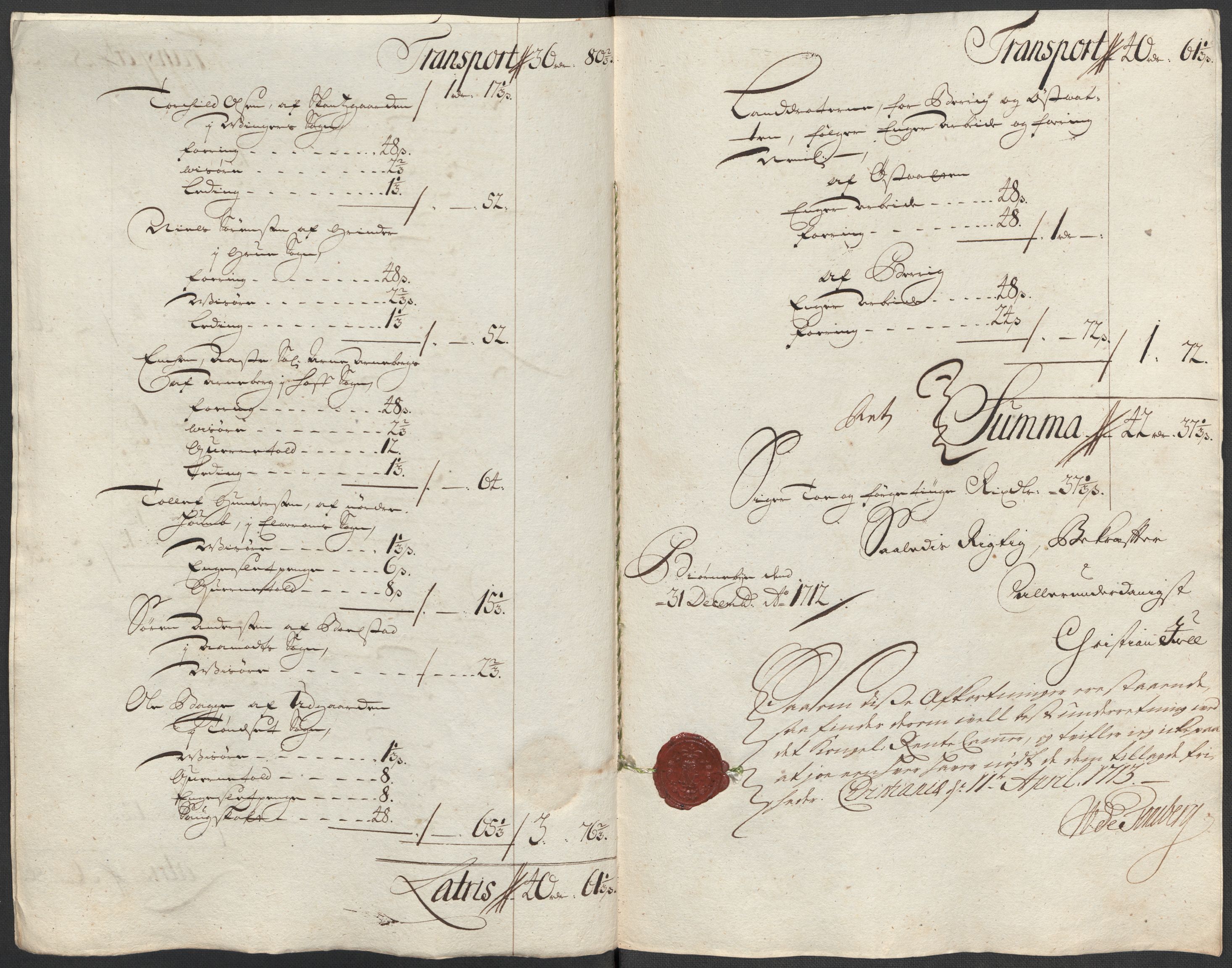 Rentekammeret inntil 1814, Reviderte regnskaper, Fogderegnskap, AV/RA-EA-4092/R13/L0849: Fogderegnskap Solør, Odal og Østerdal, 1712, p. 348