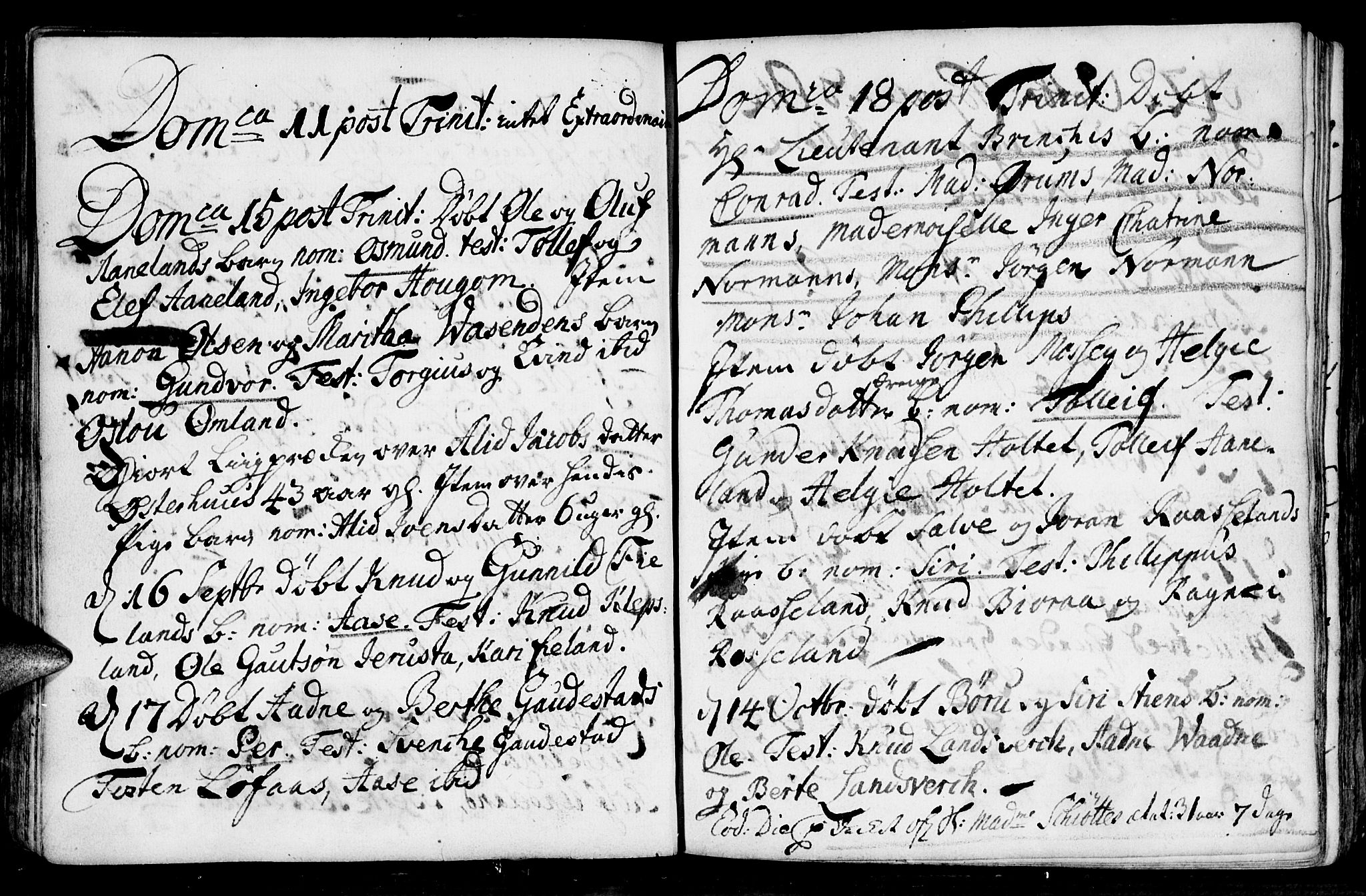 Evje sokneprestkontor, SAK/1111-0008/F/Fa/Faa/L0001: Parish register (official) no. A 1, 1705-1760, p. 71