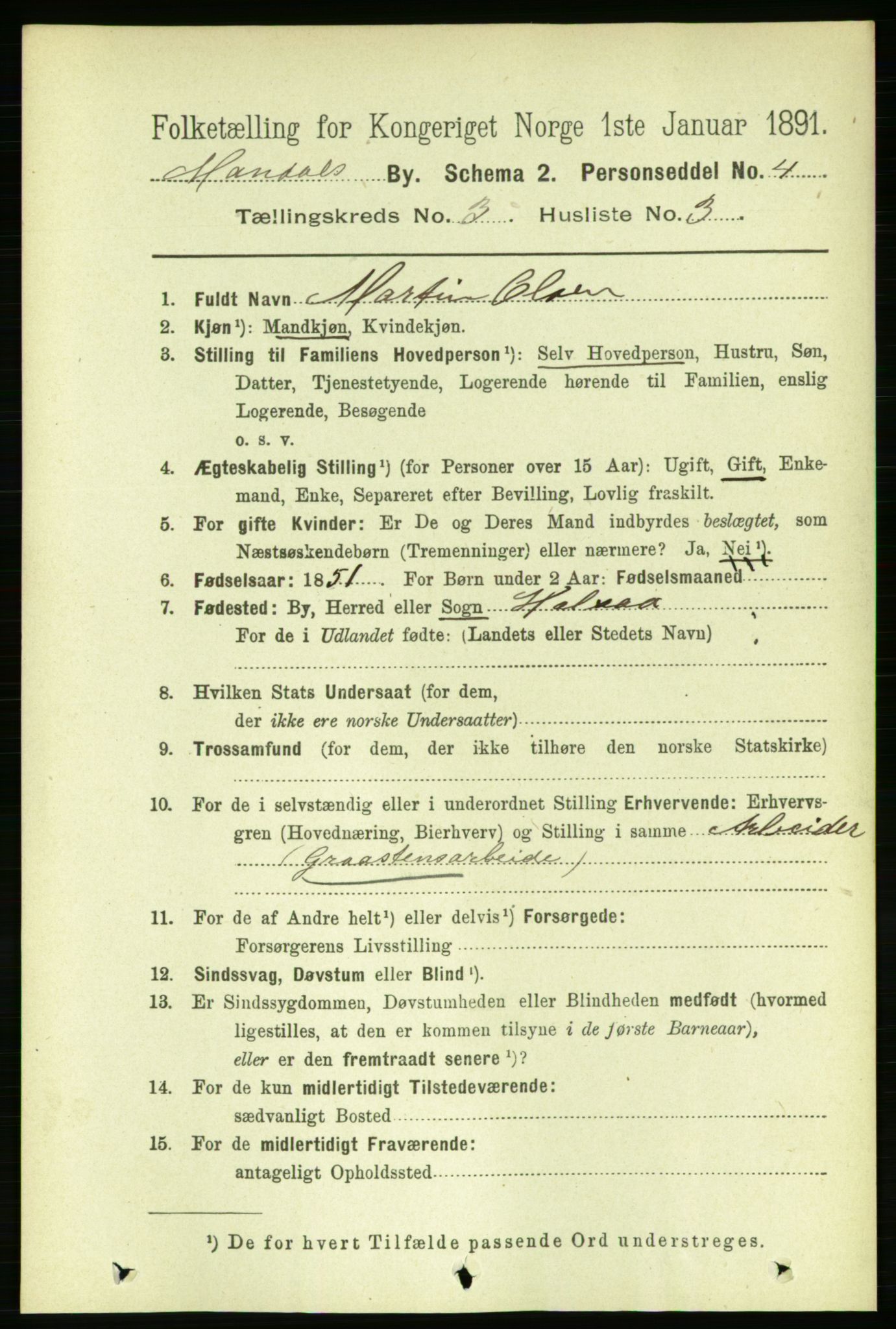 RA, 1891 census for 1002 Mandal, 1891, p. 1625