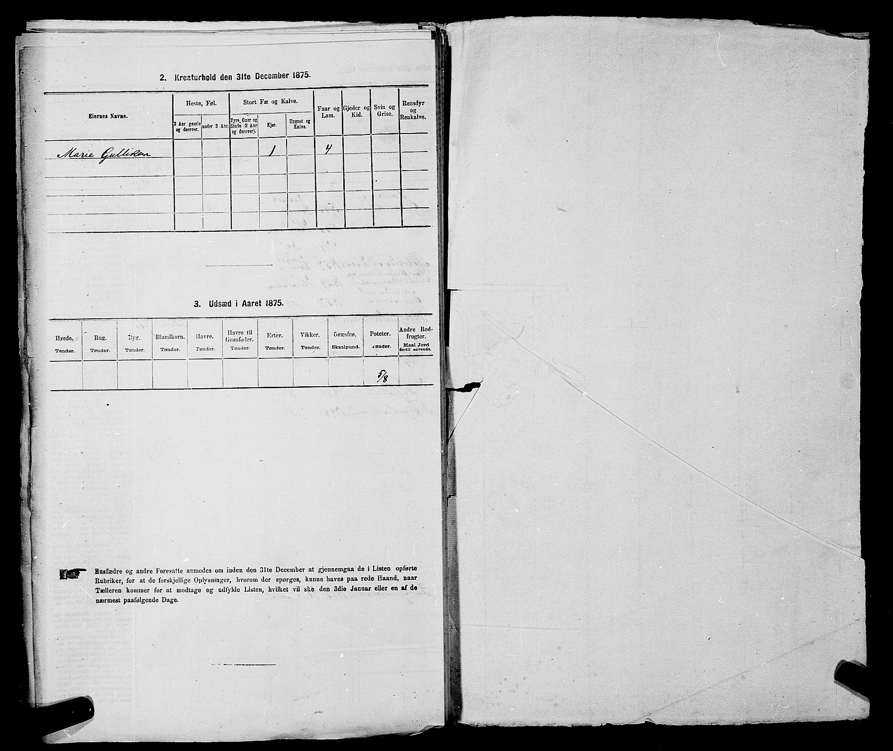 RA, 1875 census for 0239P Hurdal, 1875, p. 860