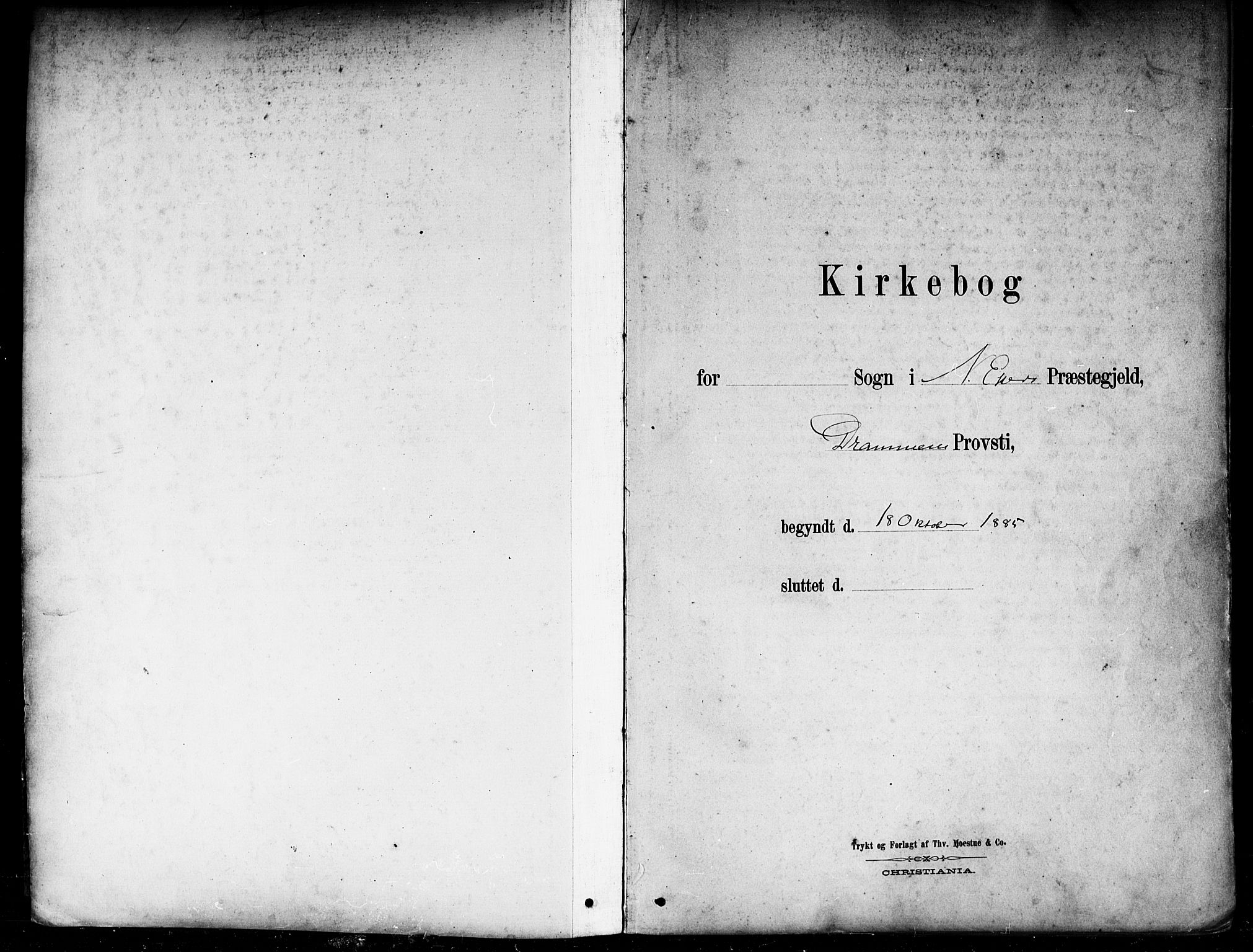 Nedre Eiker kirkebøker, SAKO/A-612/F/Fa/L0003: Parish register (official) no. 3, 1885-1892