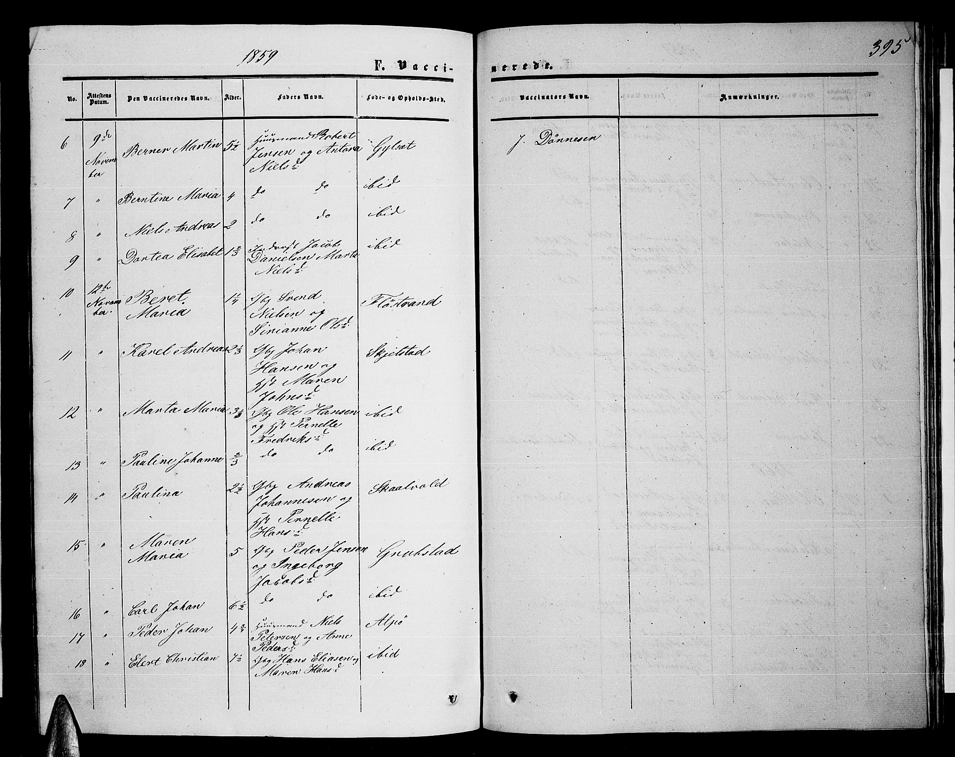 Ministerialprotokoller, klokkerbøker og fødselsregistre - Nordland, AV/SAT-A-1459/857/L0827: Parish register (copy) no. 857C02, 1852-1879, p. 395