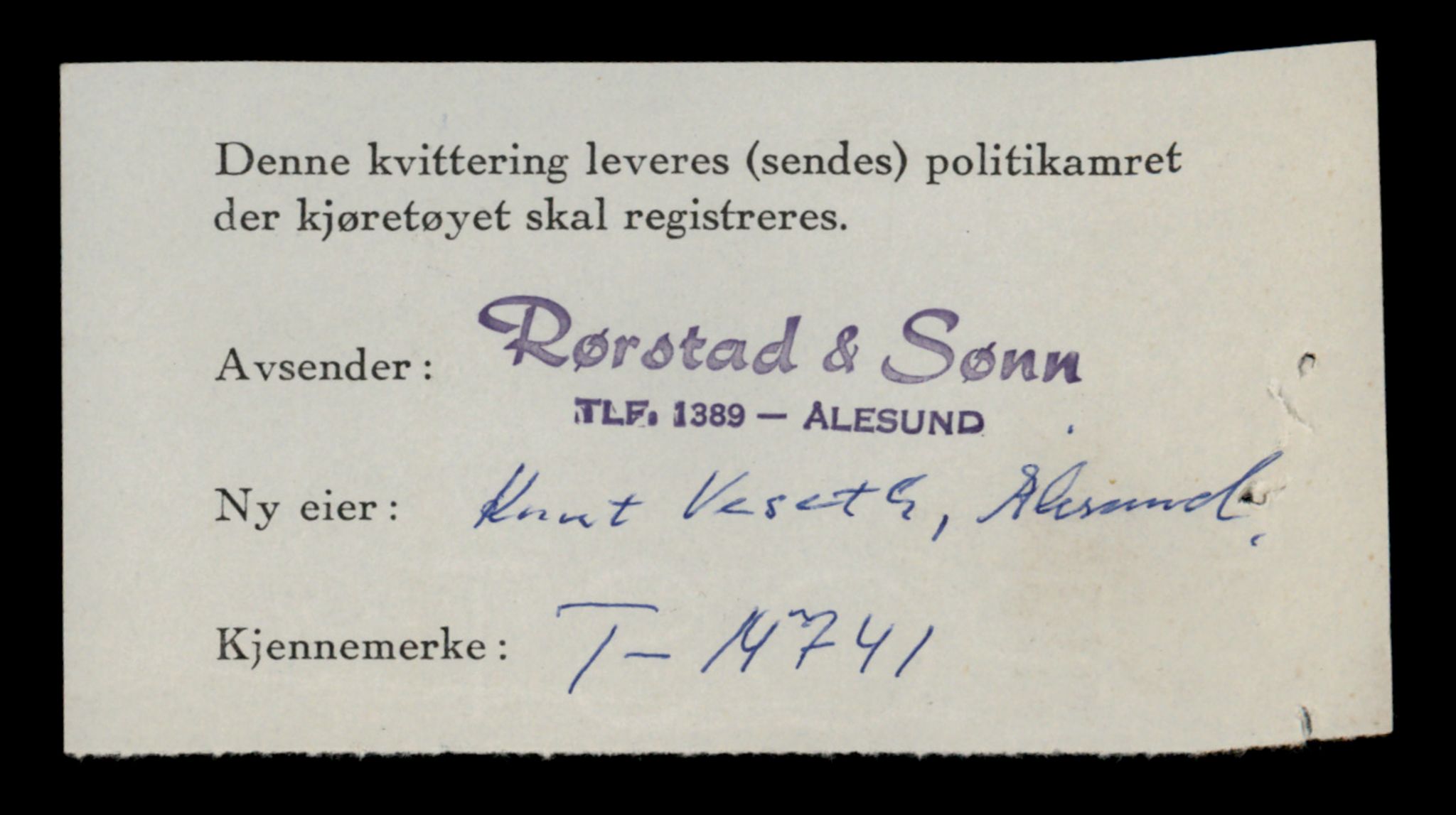 Møre og Romsdal vegkontor - Ålesund trafikkstasjon, AV/SAT-A-4099/F/Fe/L0048: Registreringskort for kjøretøy T 14721 - T 14863, 1927-1998, p. 426