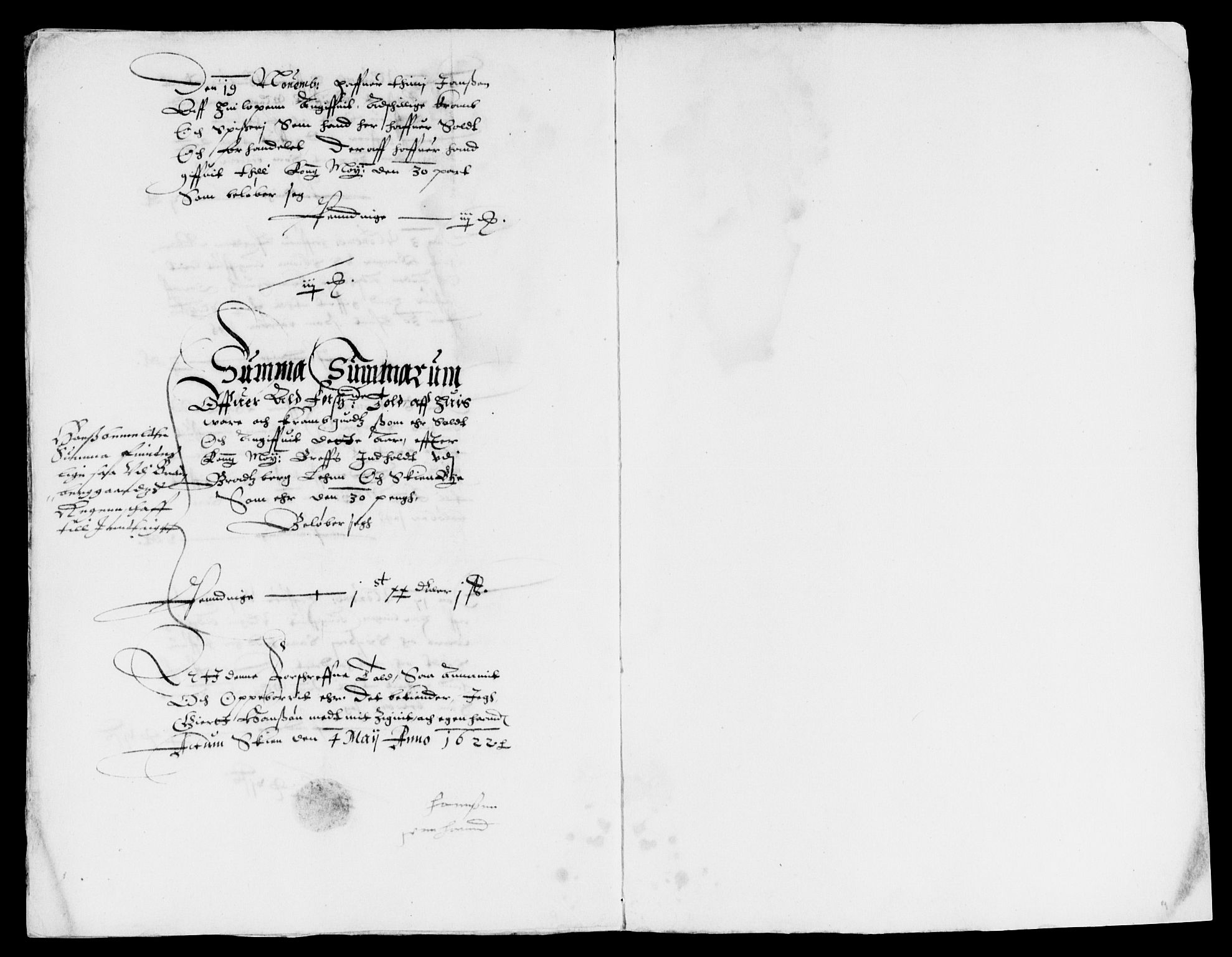 Rentekammeret inntil 1814, Reviderte regnskaper, Lensregnskaper, AV/RA-EA-5023/R/Rb/Rbp/L0007: Bratsberg len, 1621-1623