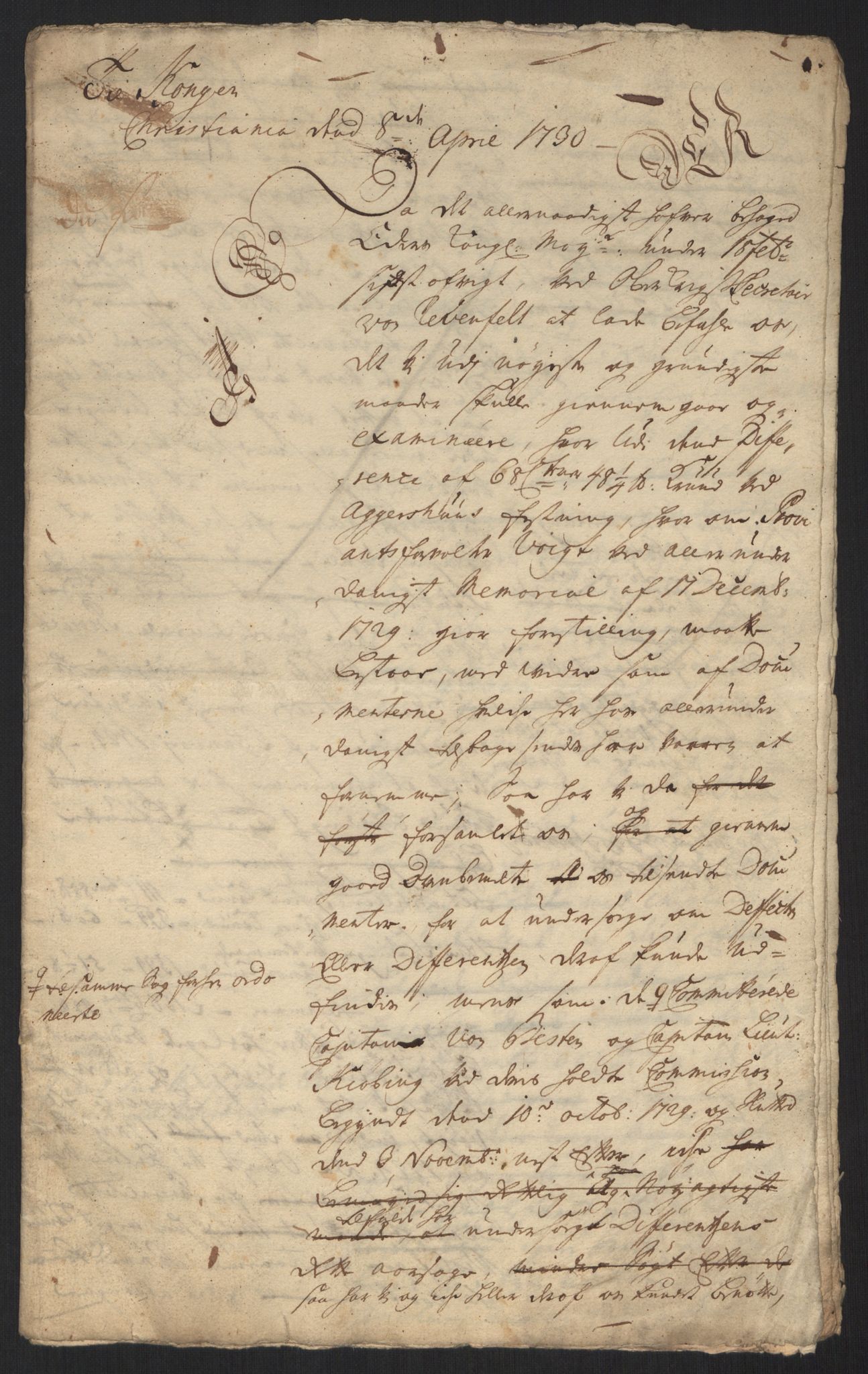 Kommanderende general (KG I) med Det norske krigsdirektorium, AV/RA-EA-5419/B/L0013: Kommanderende generals konsepter, 1730-1733, p. 12