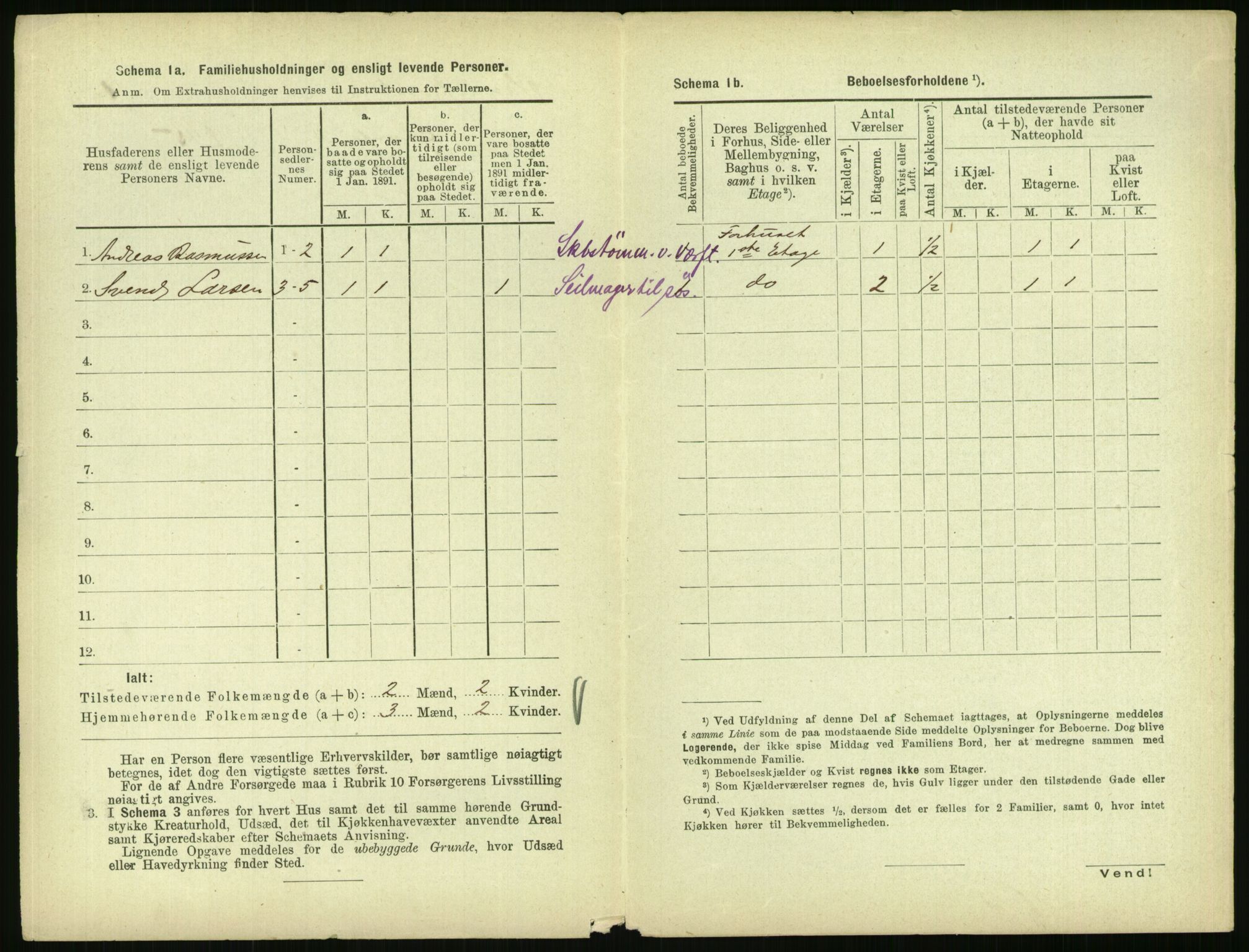 RA, 1891 census for 0706 Sandefjord, 1891, p. 834