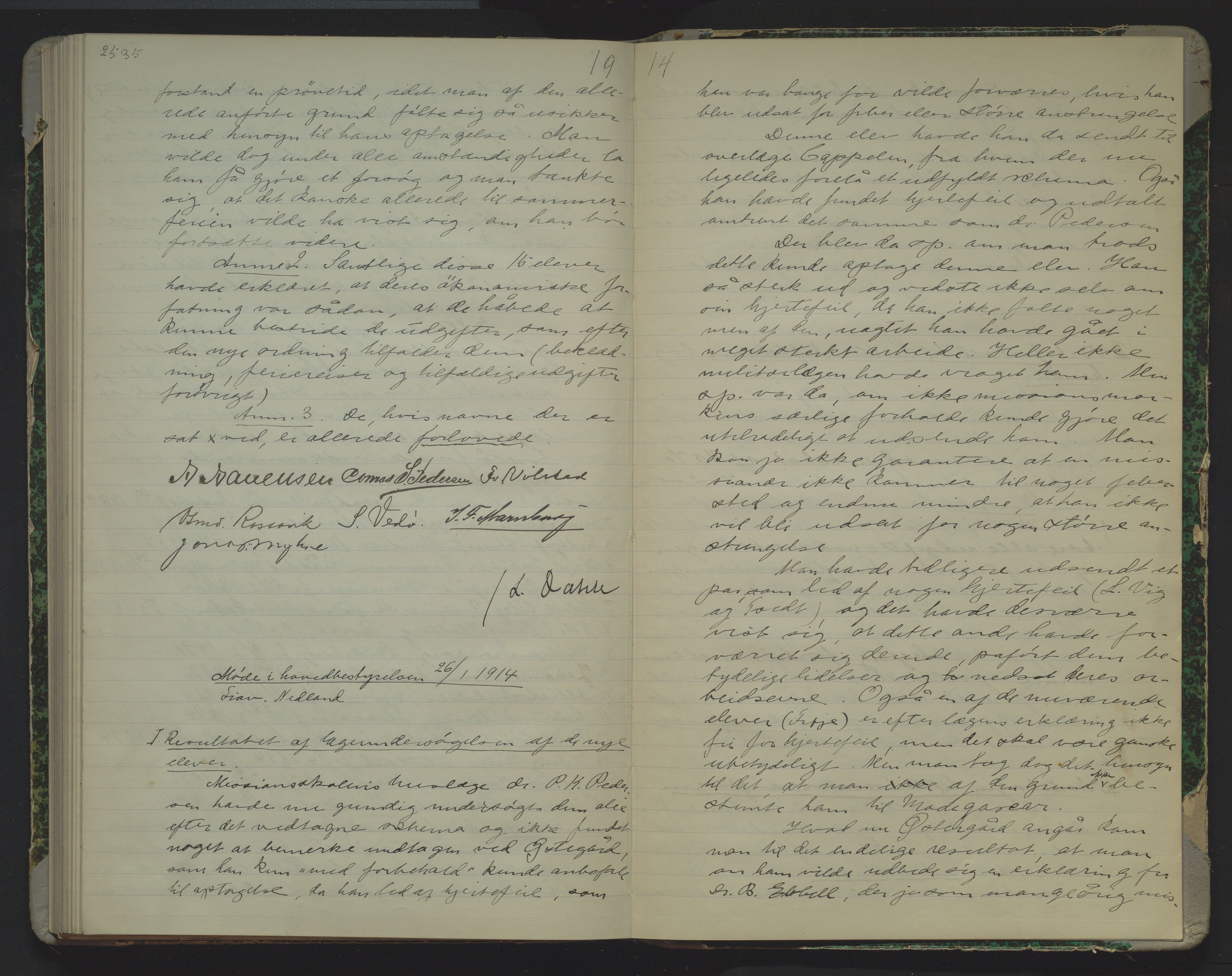 Det Norske Misjonsselskap - hovedadministrasjonen, VID/MA-A-1045/D/Da/Daa/L0020: Styreprotokoll nr. XIV, 5. februar 1912 - 26. januar 1914, 1912-1914, p. 2535