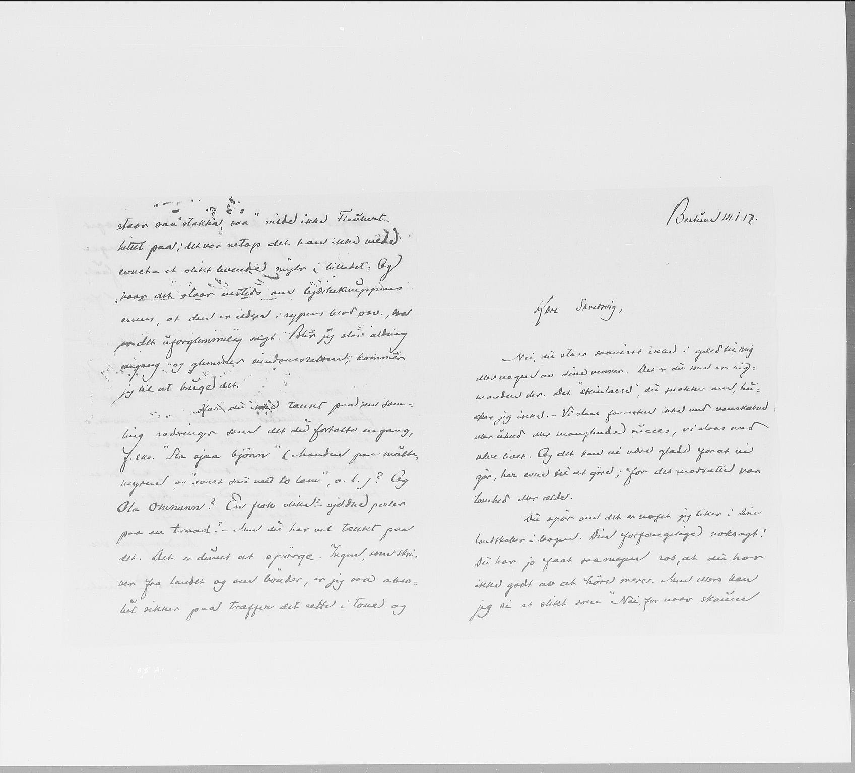 Skredsvig, Christian, RA/PA-0353/E/L0001: Privatbrev fra enkeltpersoner, 1888-1961, p. 140