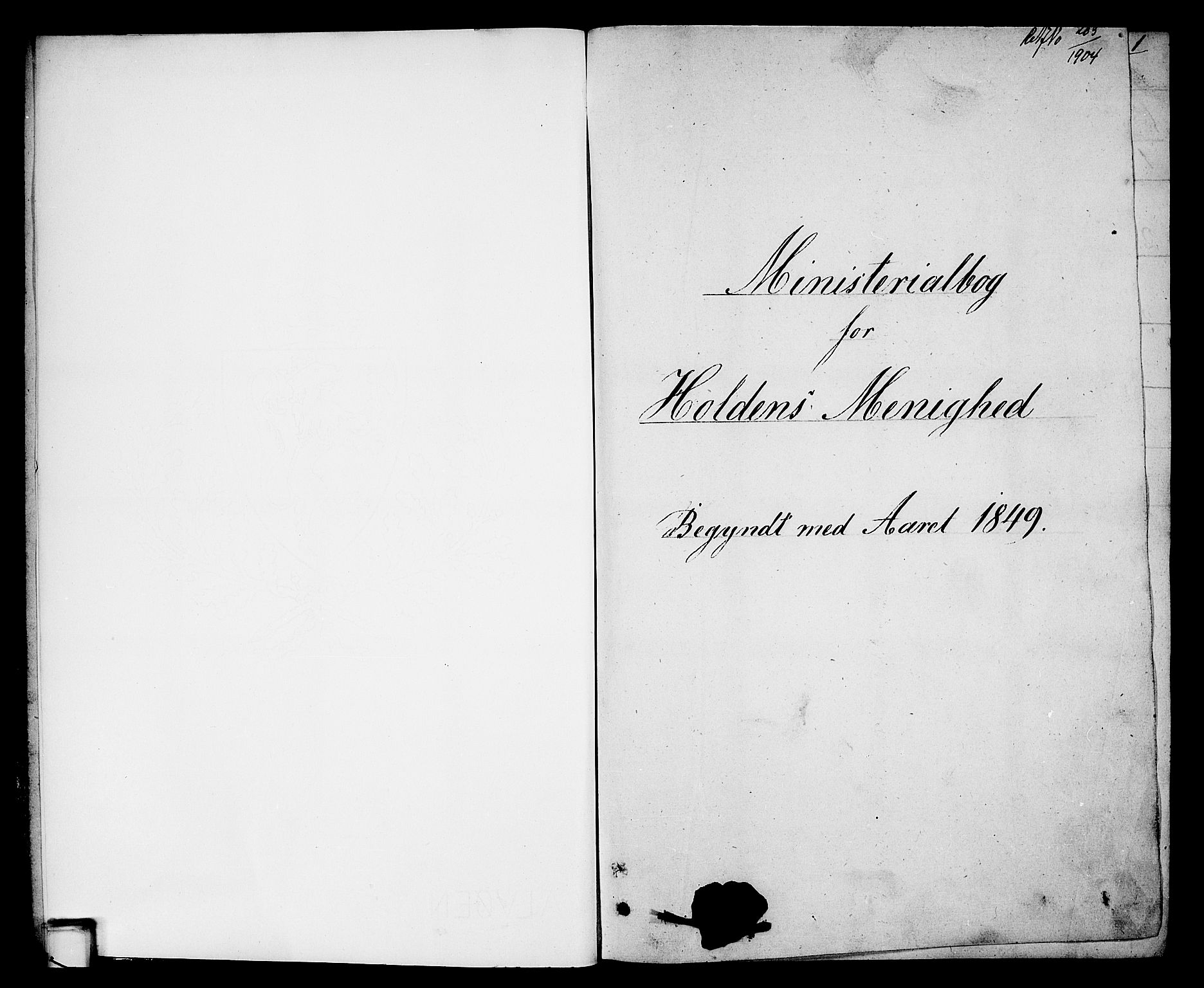 Holla kirkebøker, SAKO/A-272/G/Ga/L0003: Parish register (copy) no. I 3, 1849-1866