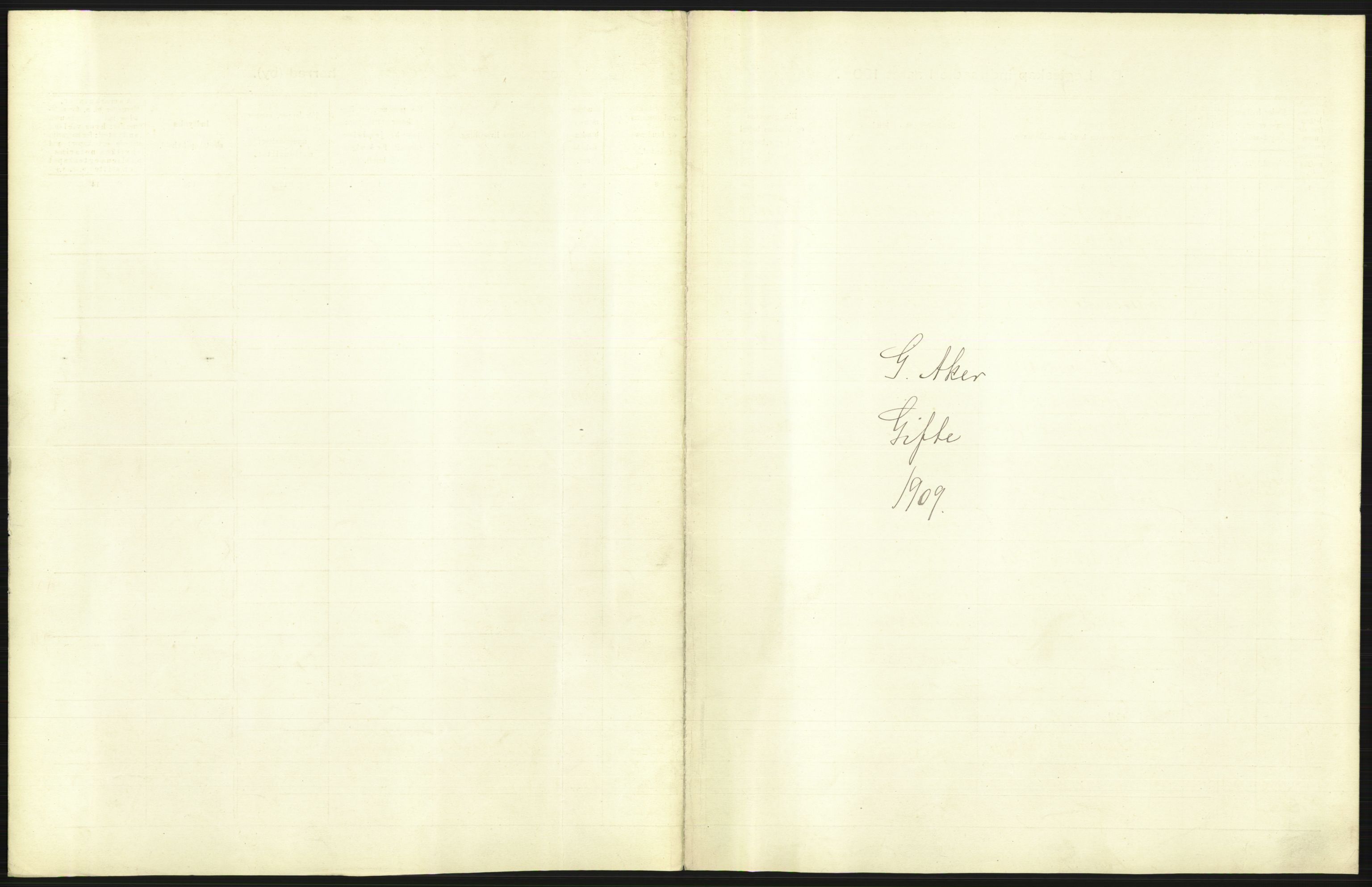 Statistisk sentralbyrå, Sosiodemografiske emner, Befolkning, AV/RA-S-2228/D/Df/Dfa/Dfag/L0008: Kristiania: Gifte., 1909, p. 211