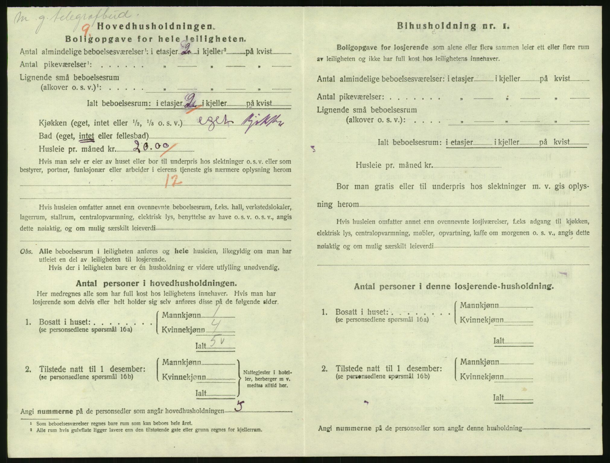 SAK, 1920 census for Risør, 1920, p. 2452