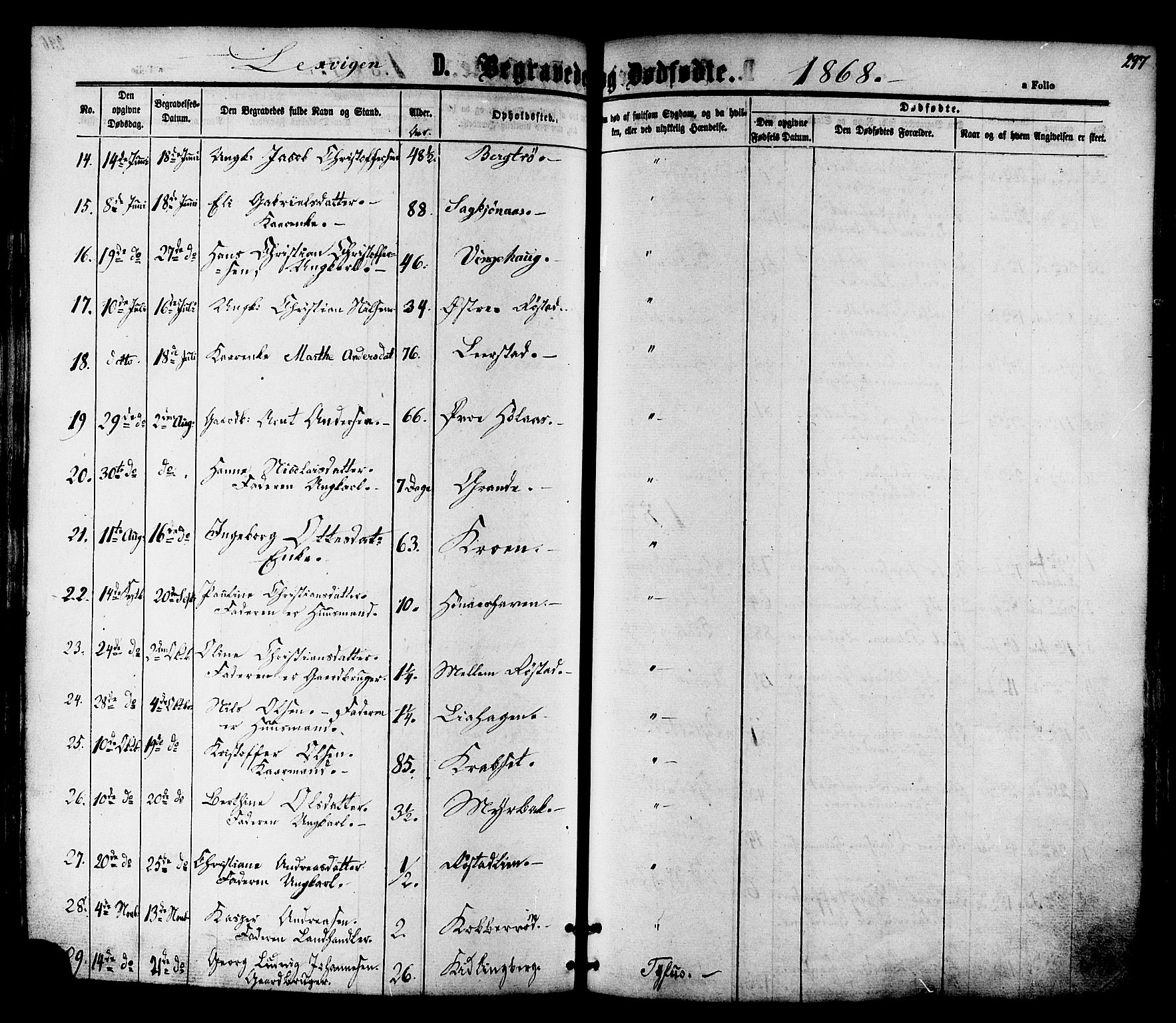 Ministerialprotokoller, klokkerbøker og fødselsregistre - Nord-Trøndelag, SAT/A-1458/701/L0009: Parish register (official) no. 701A09 /1, 1864-1882, p. 297