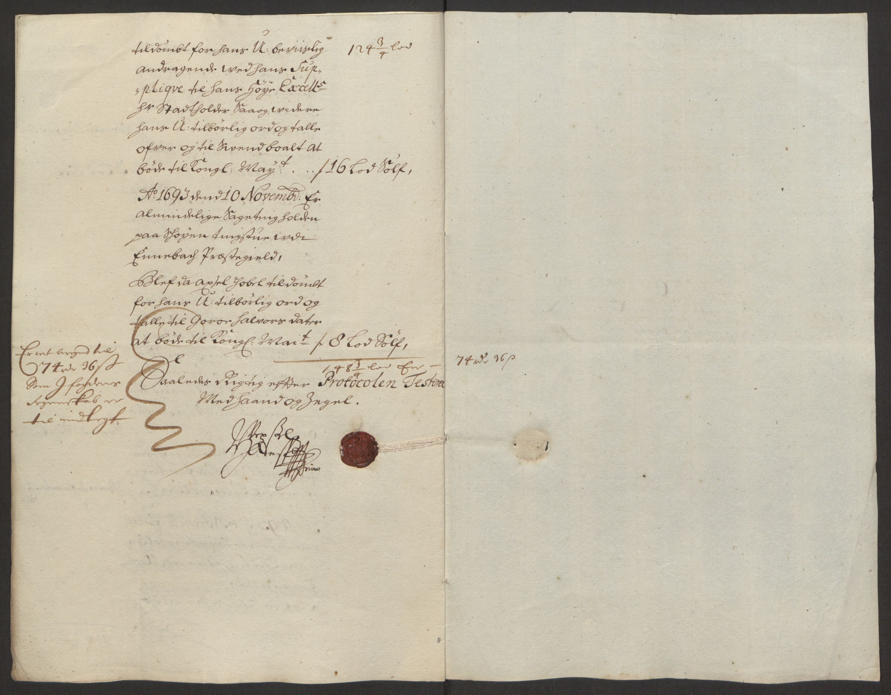 Rentekammeret inntil 1814, Reviderte regnskaper, Fogderegnskap, AV/RA-EA-4092/R11/L0578: Fogderegnskap Nedre Romerike, 1693, p. 40