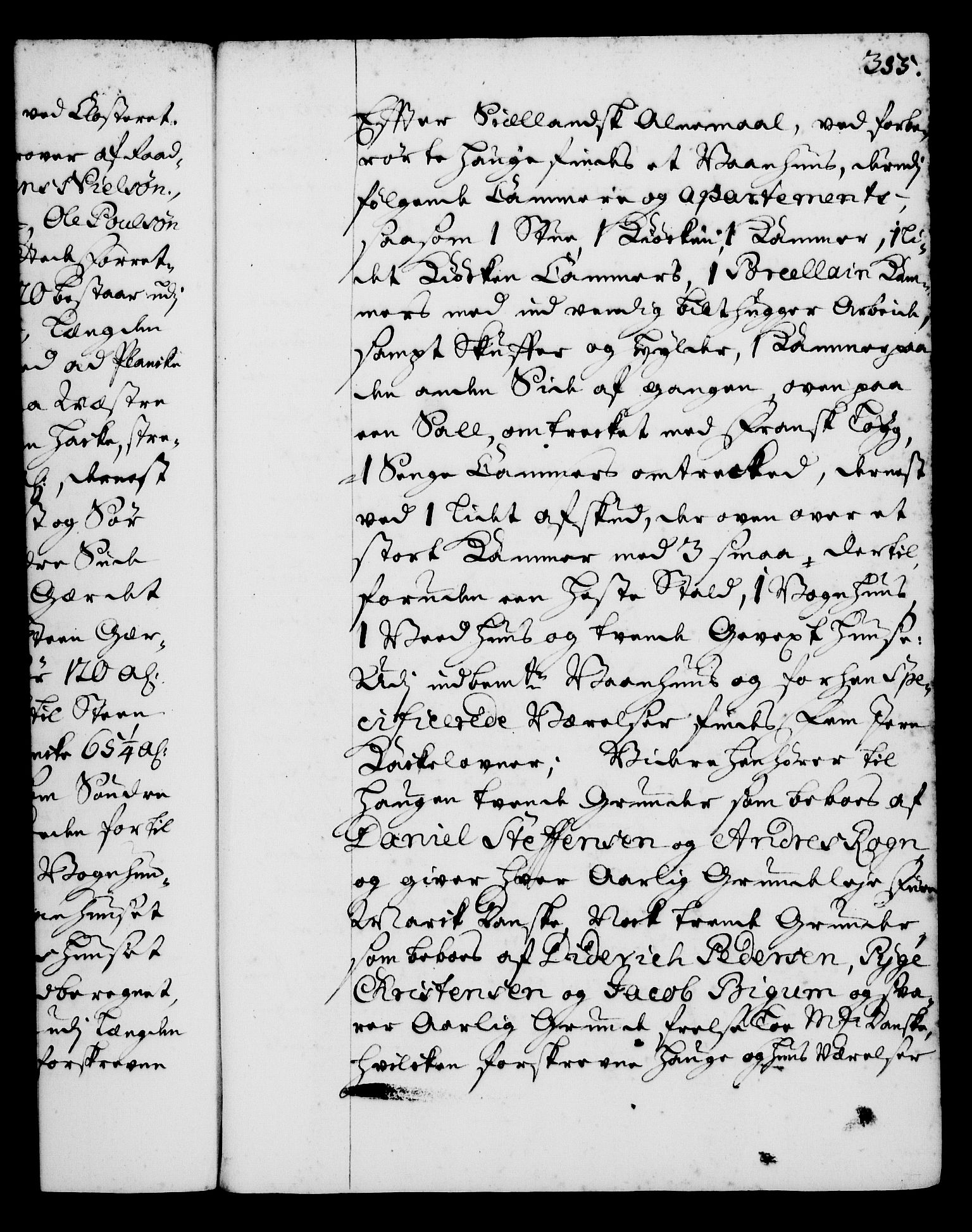 Rentekammeret, Kammerkanselliet, RA/EA-3111/G/Gg/Gga/L0001: Norsk ekspedisjonsprotokoll med register (merket RK 53.1), 1720-1723, p. 355