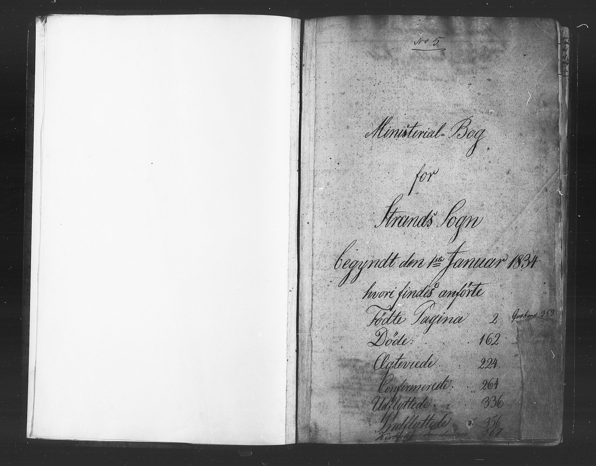 Strand sokneprestkontor, SAST/A-101828/H/Ha/Haa/L0006: Parish register (official) no. A 6, 1834-1854