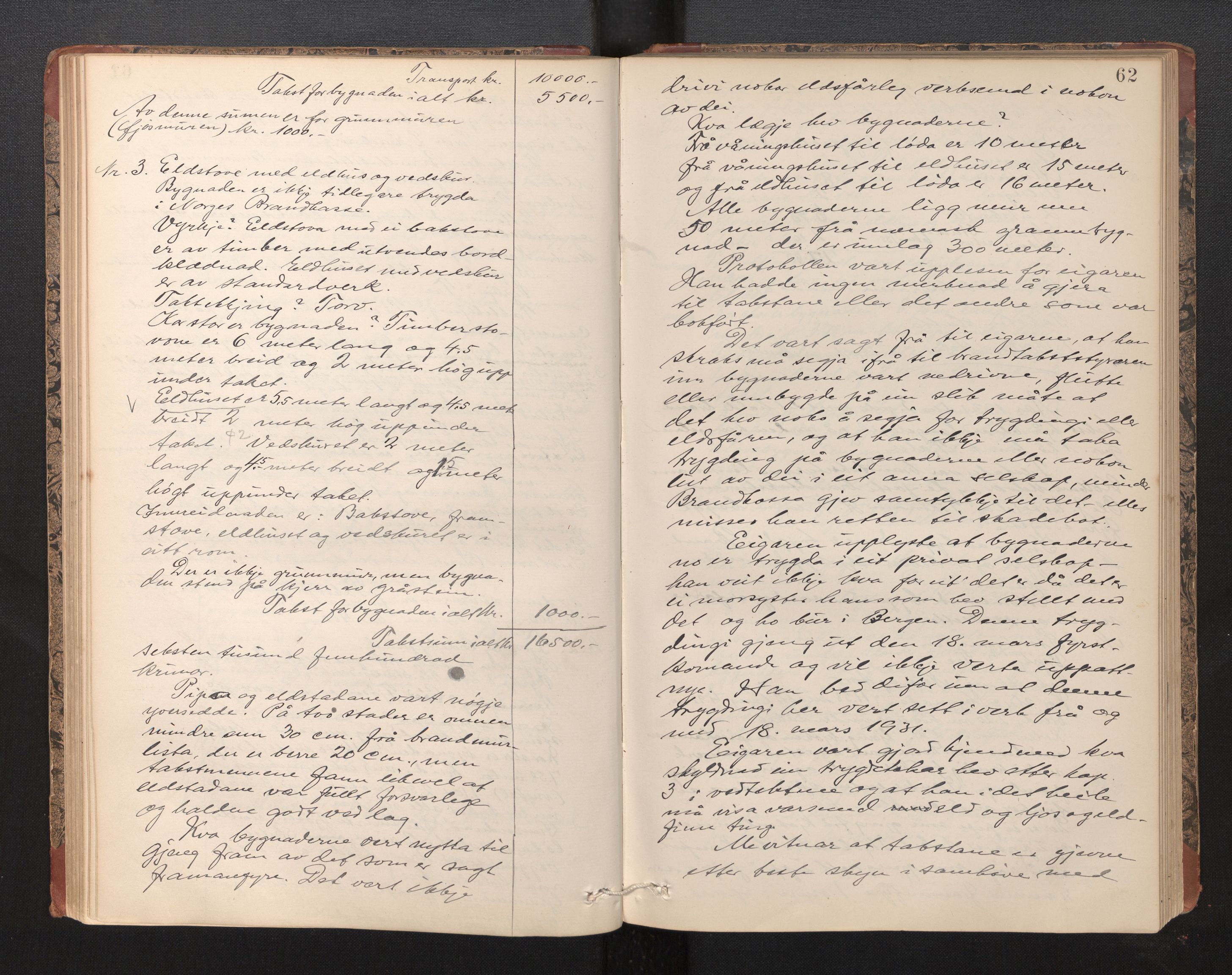 Lensmannen i Fjaler, AV/SAB-A-27201/0012/L0002: Branntakstprotokoll, 1889-1943, p. 61b-62a