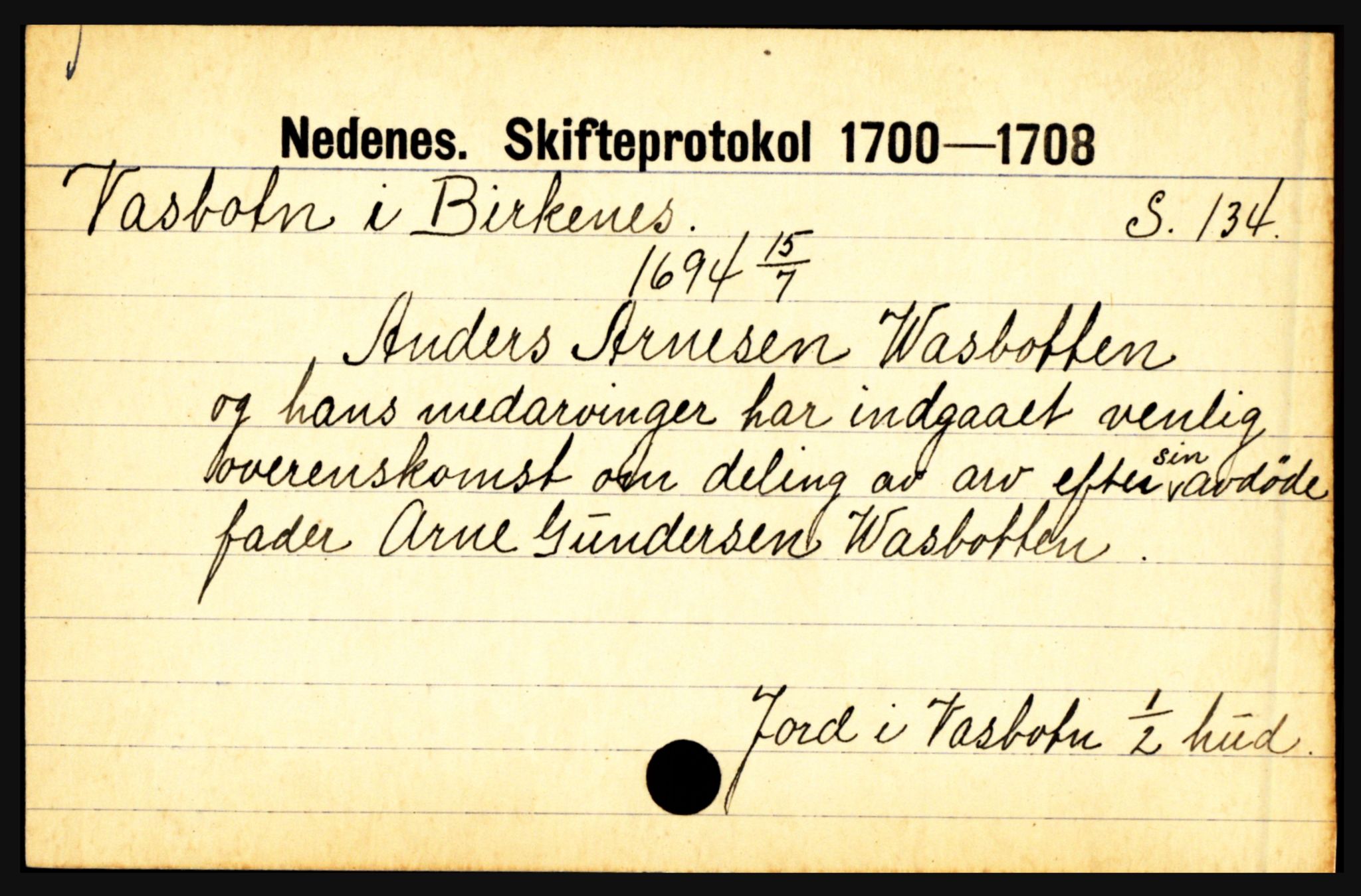 Nedenes sorenskriveri før 1824, AV/SAK-1221-0007/H, p. 32579