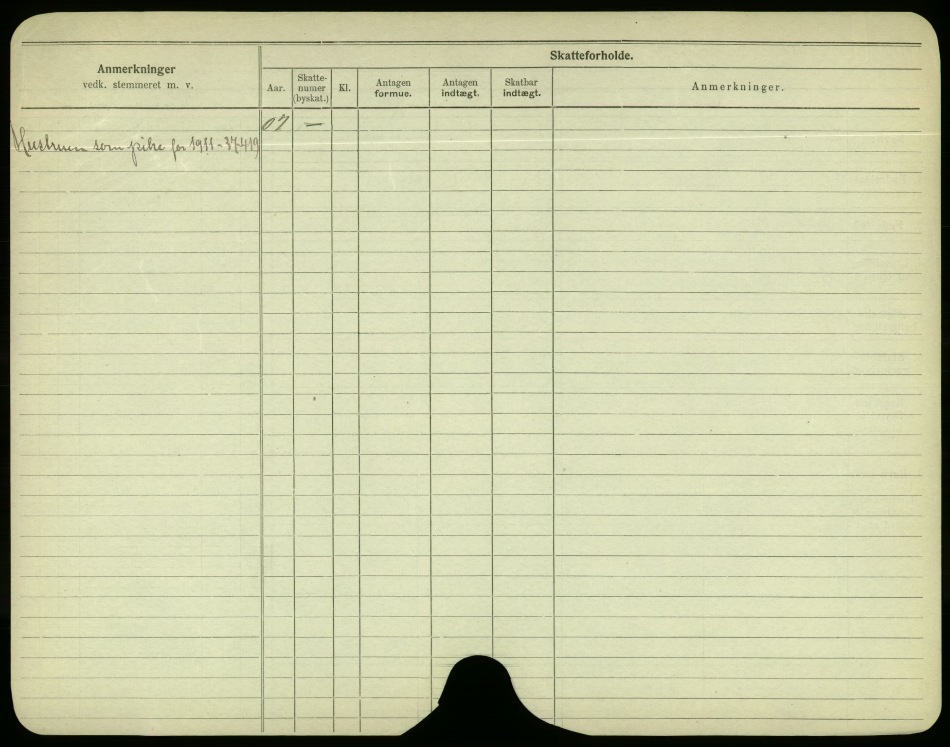 Oslo folkeregister, Registerkort, AV/SAO-A-11715/F/Fa/Fac/L0004: Menn, 1906-1914, p. 208b