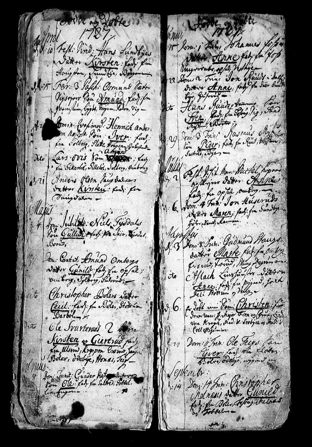 Enebakk prestekontor Kirkebøker, AV/SAO-A-10171c/F/Fa/L0001: Parish register (official) no. I 1, 1719-1754