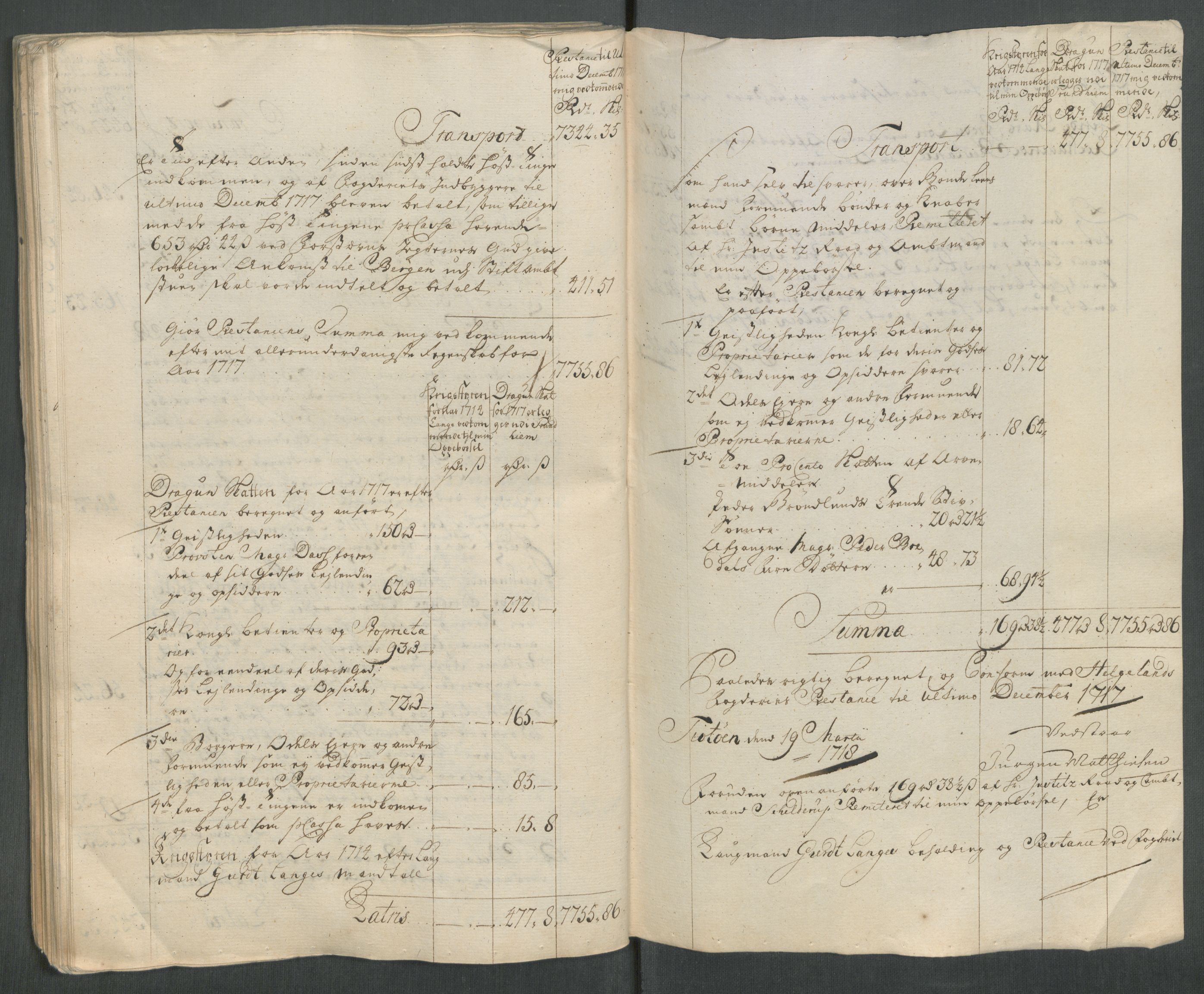 Rentekammeret inntil 1814, Reviderte regnskaper, Fogderegnskap, RA/EA-4092/R65/L4515: Fogderegnskap Helgeland, 1717, p. 428