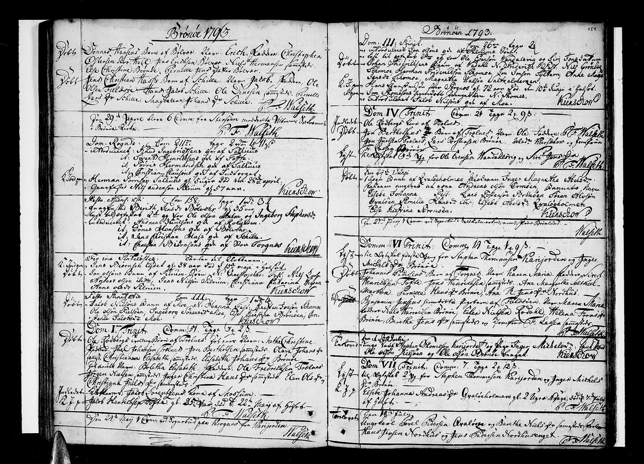 Ministerialprotokoller, klokkerbøker og fødselsregistre - Nordland, SAT/A-1459/813/L0195: Parish register (official) no. 813A05, 1752-1803, p. 151