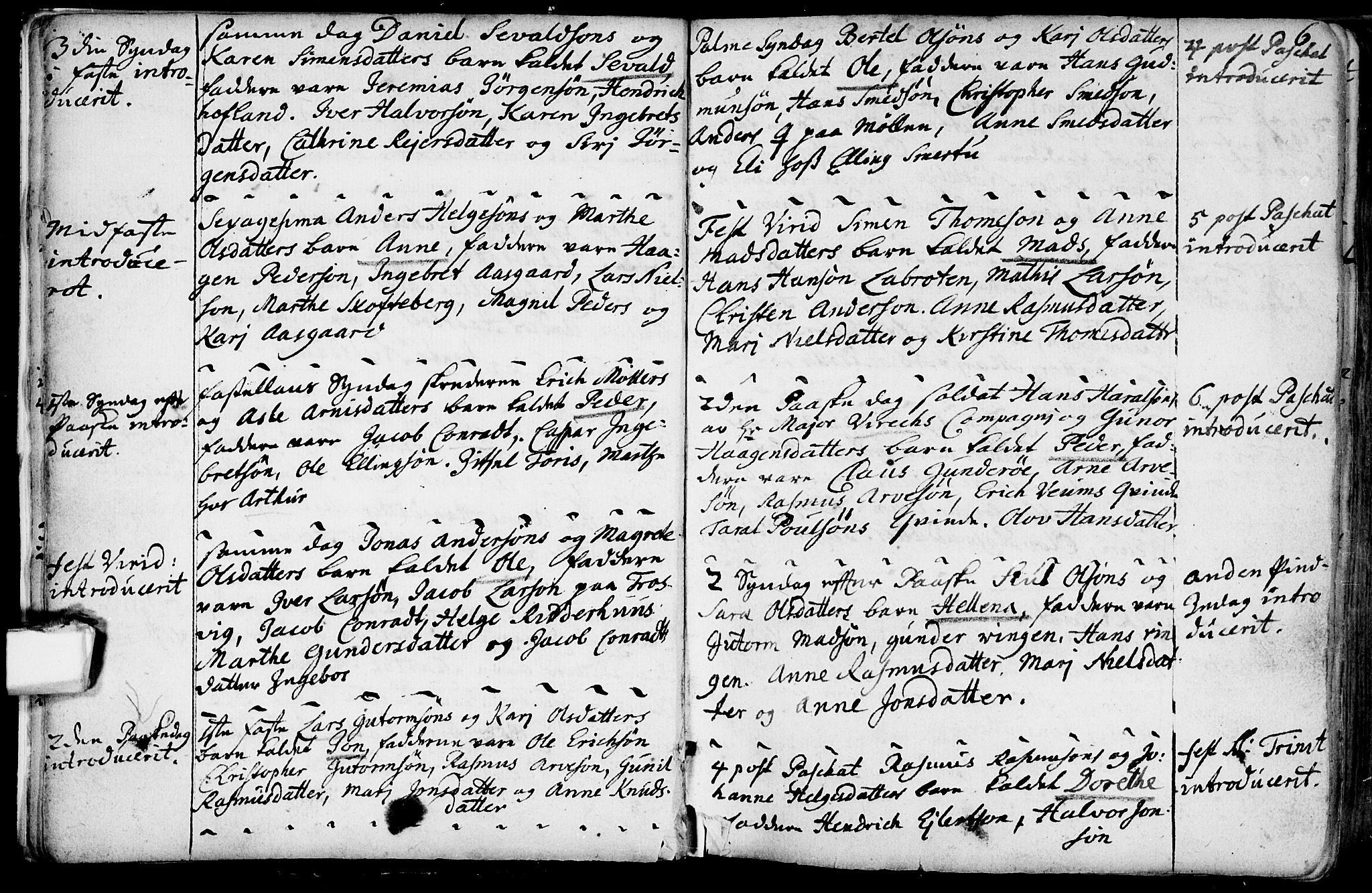 Glemmen prestekontor Kirkebøker, AV/SAO-A-10908/F/Fa/L0001: Parish register (official) no. 1, 1733-1759, p. 6