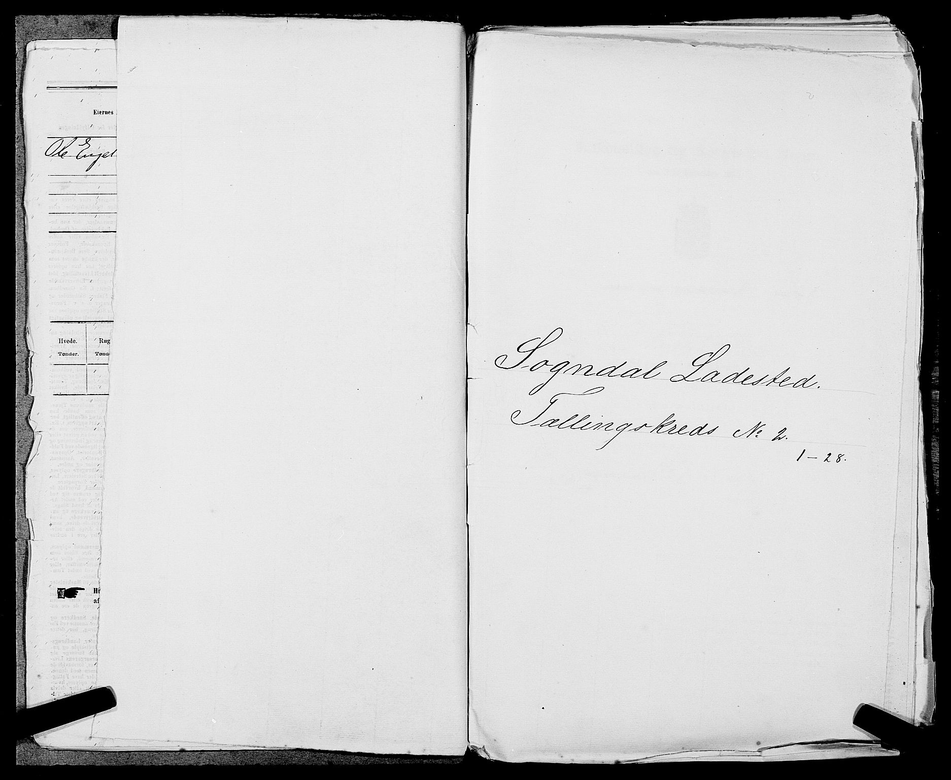 SAST, 1875 census for 1107B Sokndal/Sokndal, 1875, p. 128