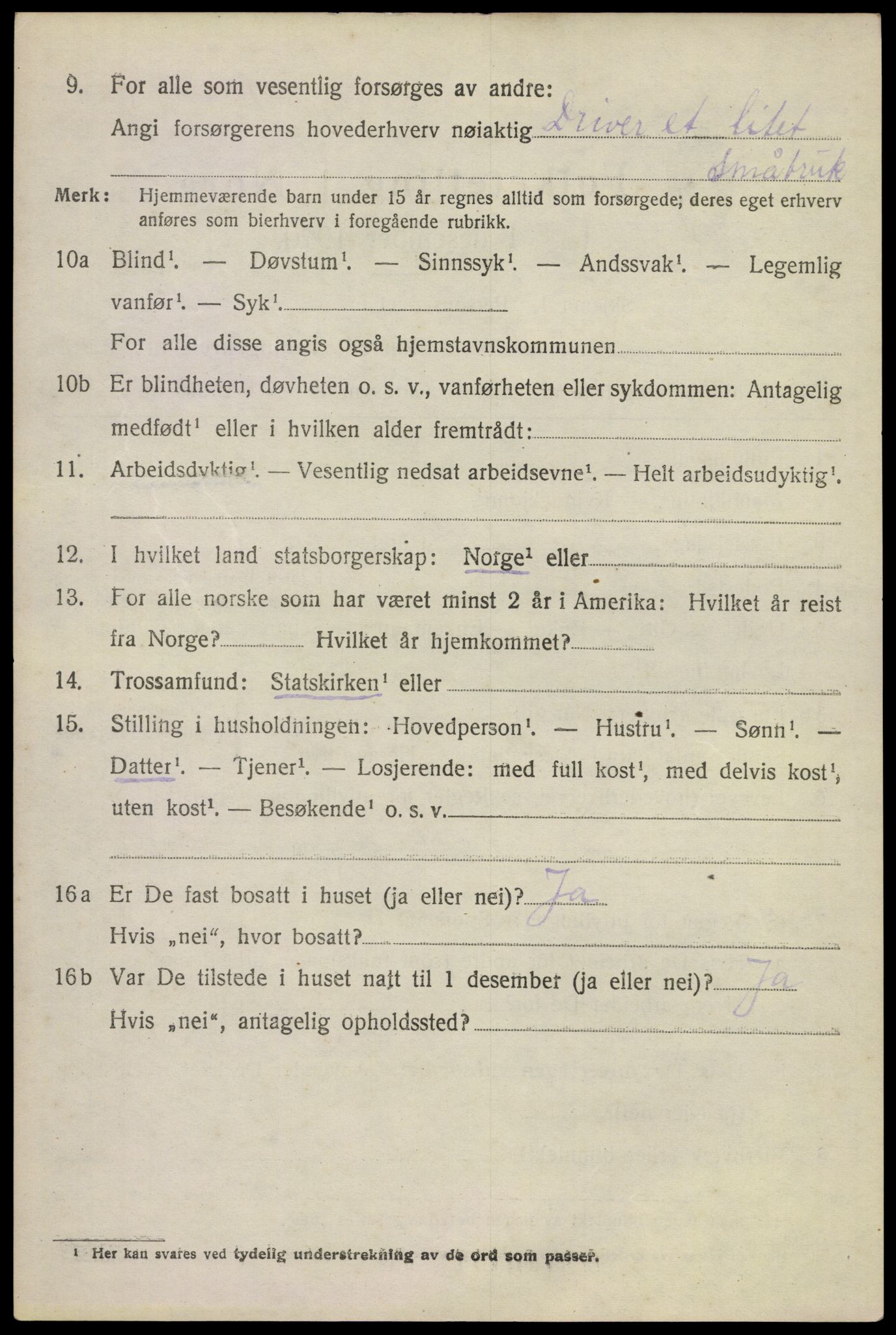 SAKO, 1920 census for Modum, 1920, p. 22244