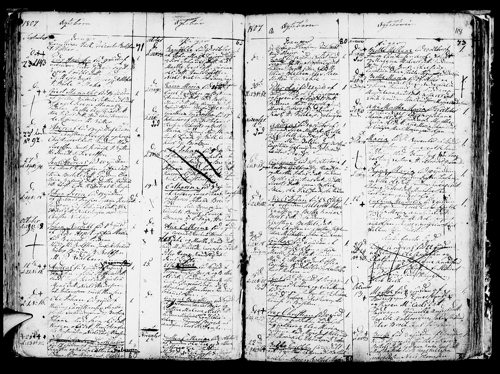 Korskirken sokneprestembete, AV/SAB-A-76101/H/Haa/L0006: Parish register (official) no. A 6, 1790-1820, p. 118