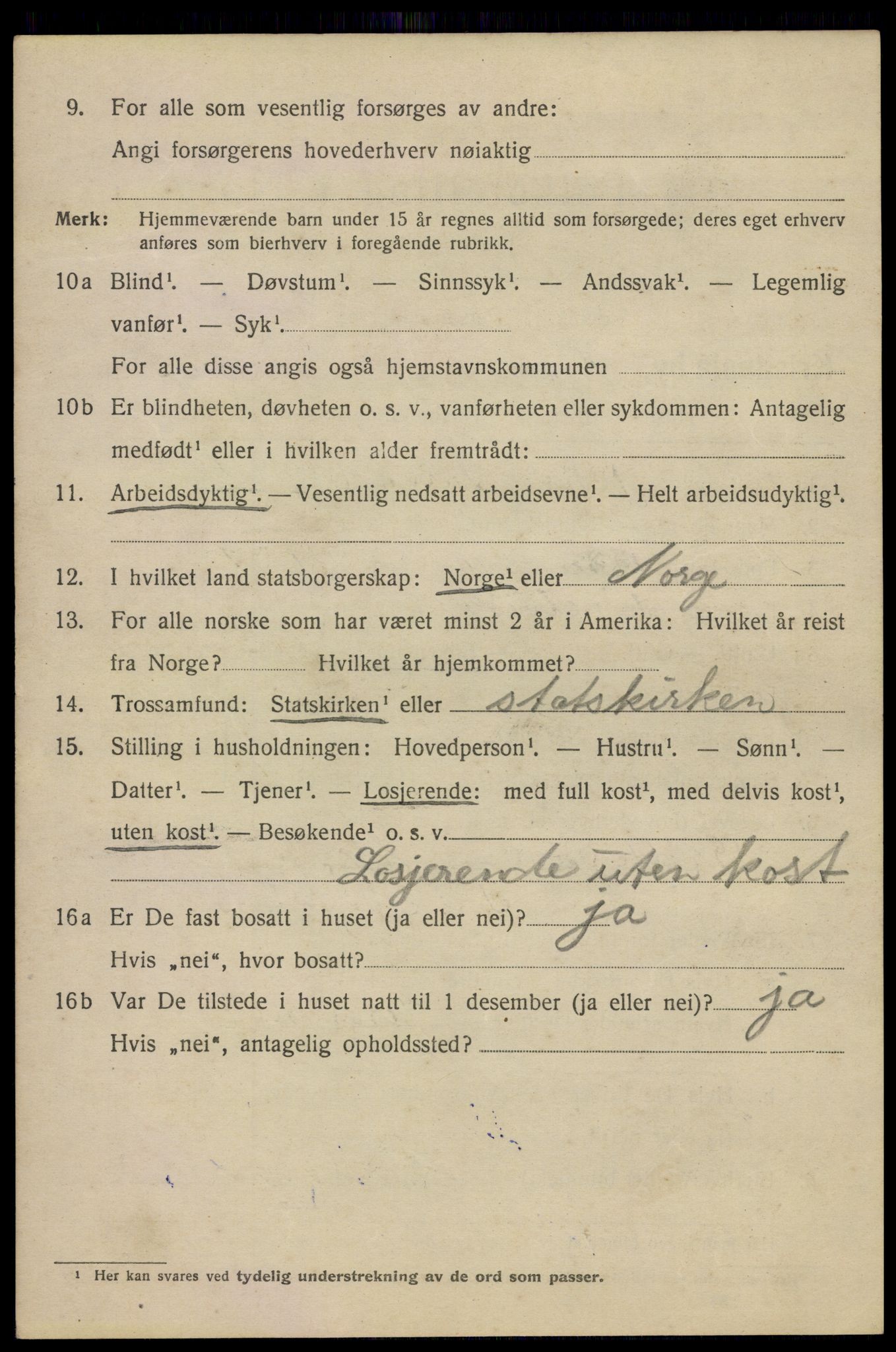 SAO, 1920 census for Kristiania, 1920, p. 299068