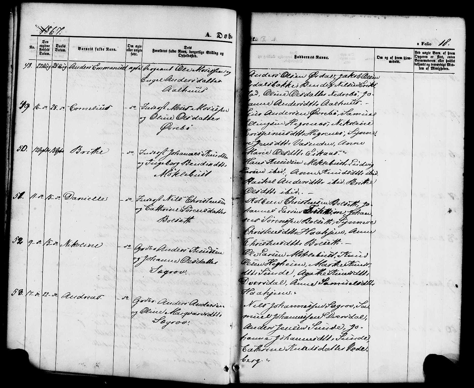 Jølster sokneprestembete, SAB/A-80701/H/Haa/Haaa/L0011: Parish register (official) no. A 11, 1866-1881, p. 18