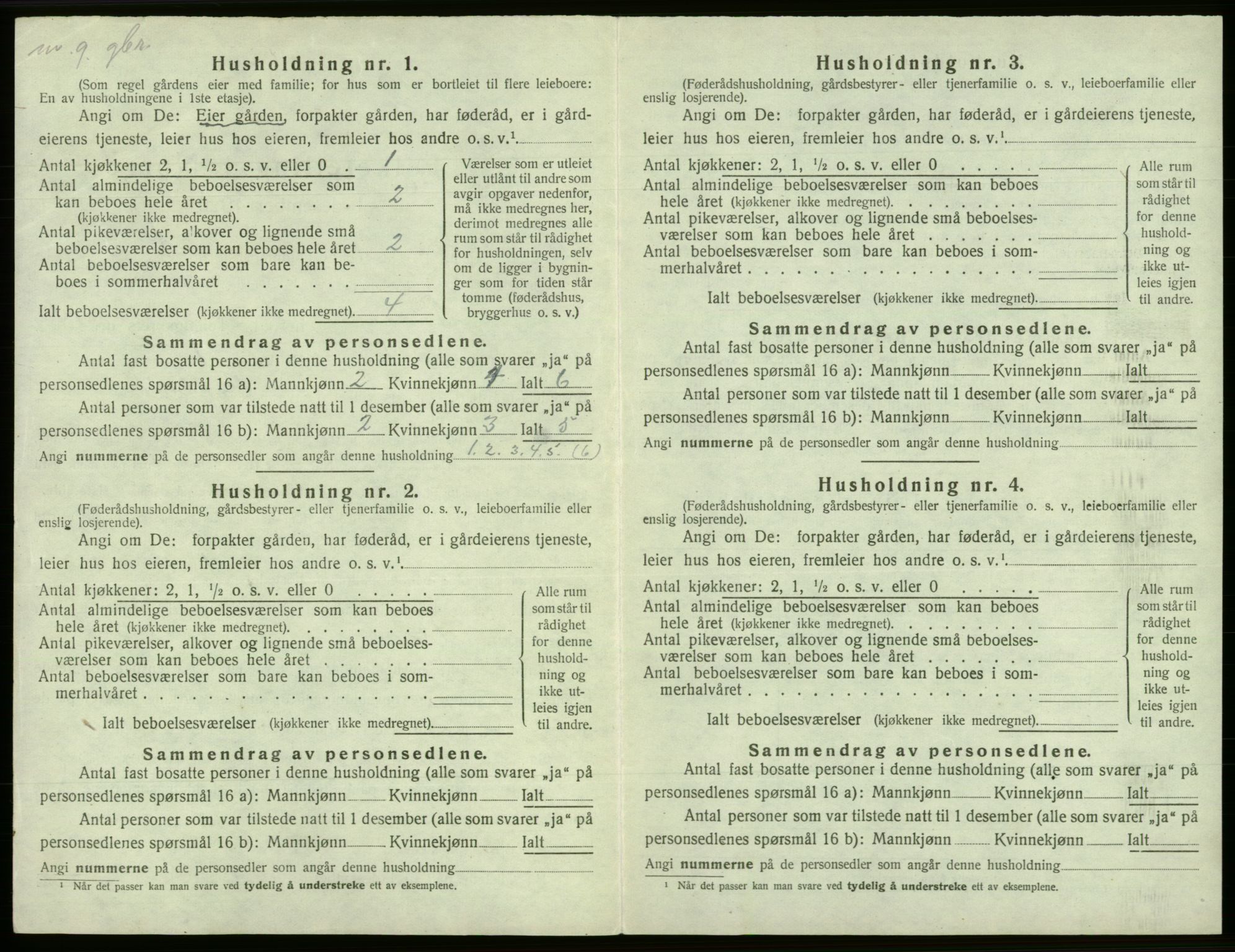 SAB, 1920 census for Fana, 1920, p. 2404