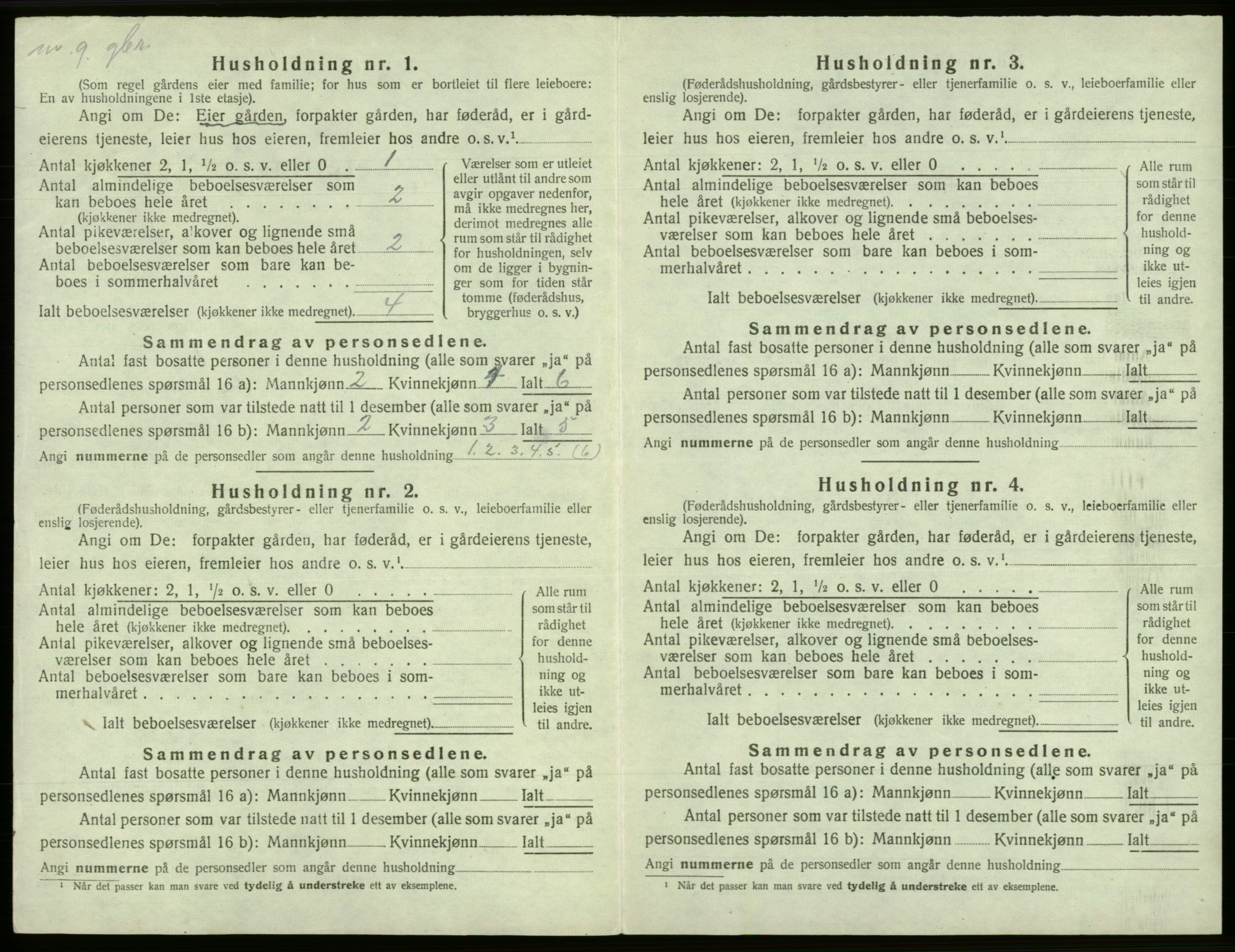SAB, 1920 census for Fana, 1920, p. 2404