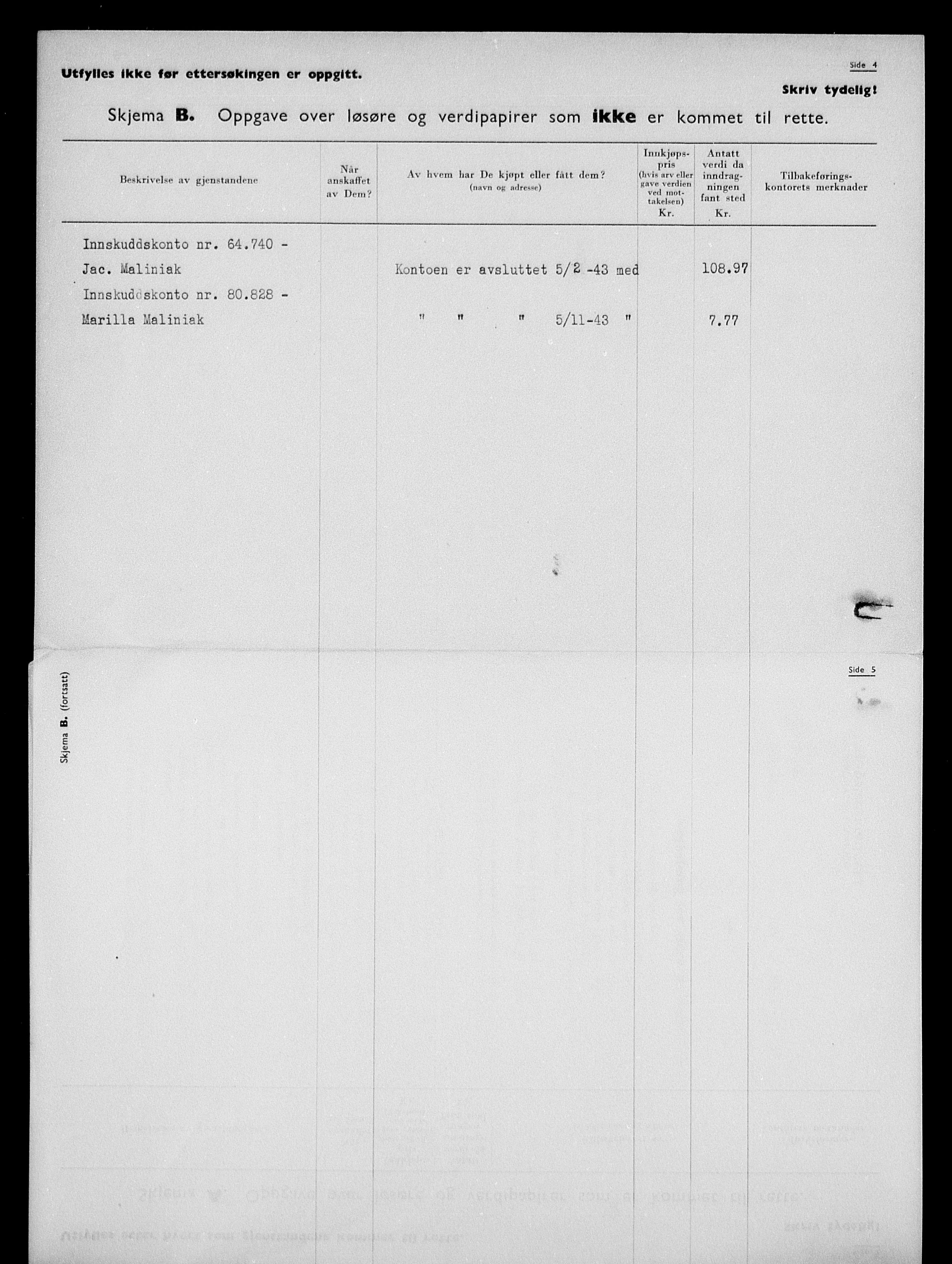 Justisdepartementet, Tilbakeføringskontoret for inndratte formuer, AV/RA-S-1564/H/Hc/Hca/L0903: --, 1945-1947, p. 521