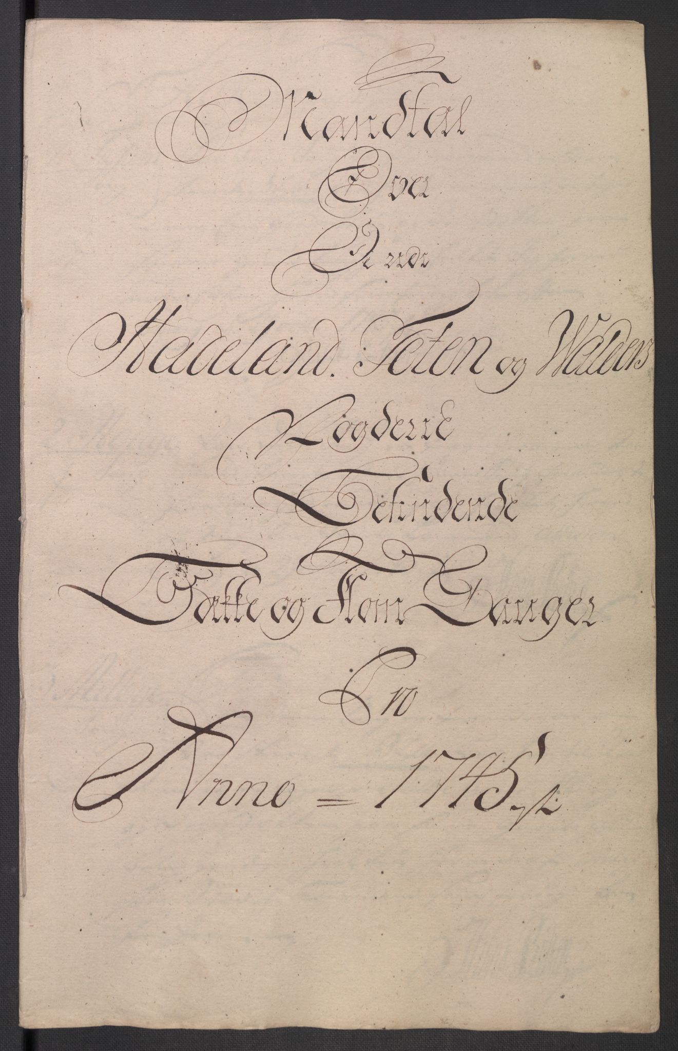 Rentekammeret inntil 1814, Reviderte regnskaper, Fogderegnskap, RA/EA-4092/R18/L1345: Fogderegnskap Hadeland, Toten og Valdres, 1745-1746, p. 121