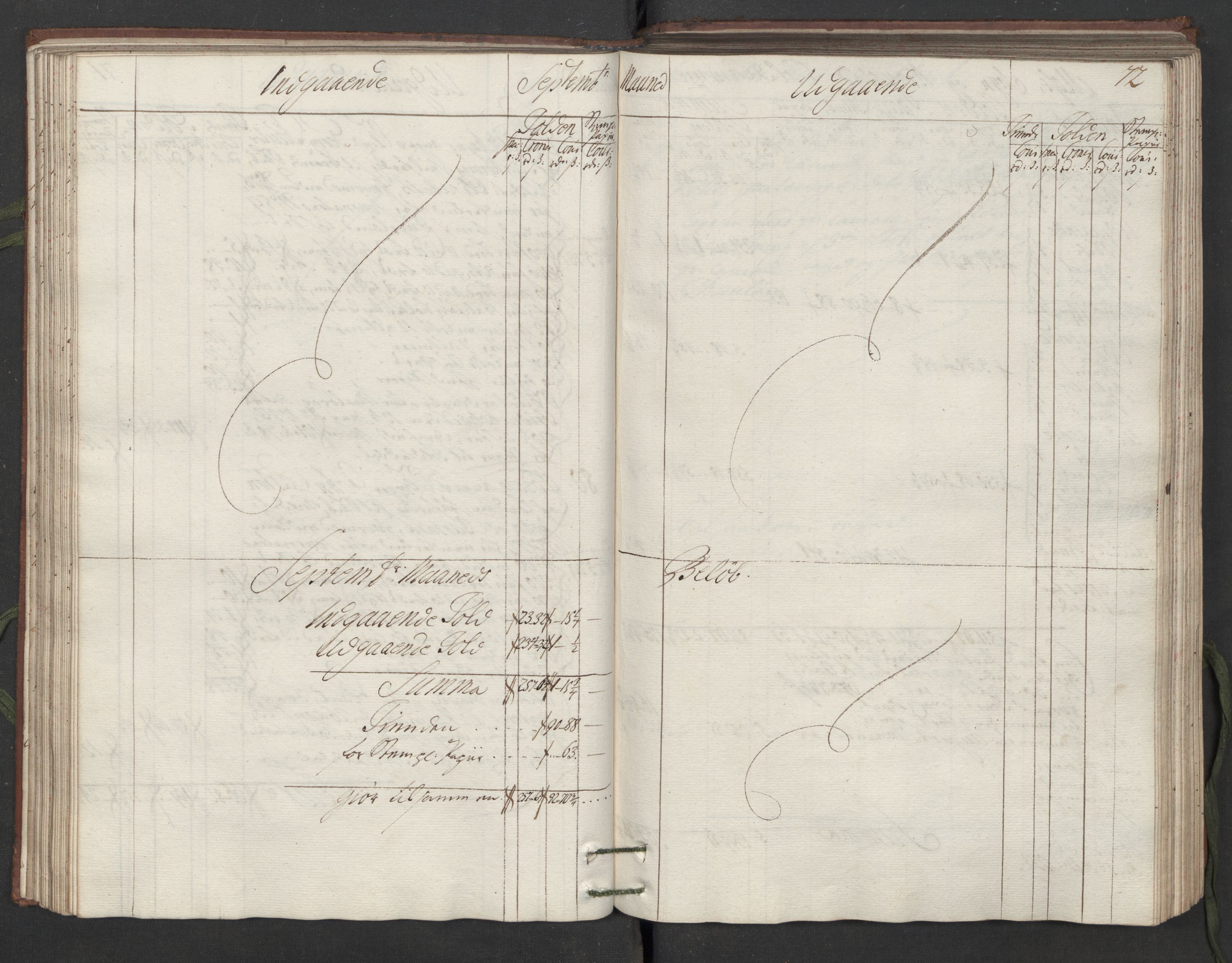 Generaltollkammeret, tollregnskaper, AV/RA-EA-5490/R05/L0014/0001: Tollregnskaper Moss, Son, Krokstad / Hovedtollbok, 1733, p. 71b-72a