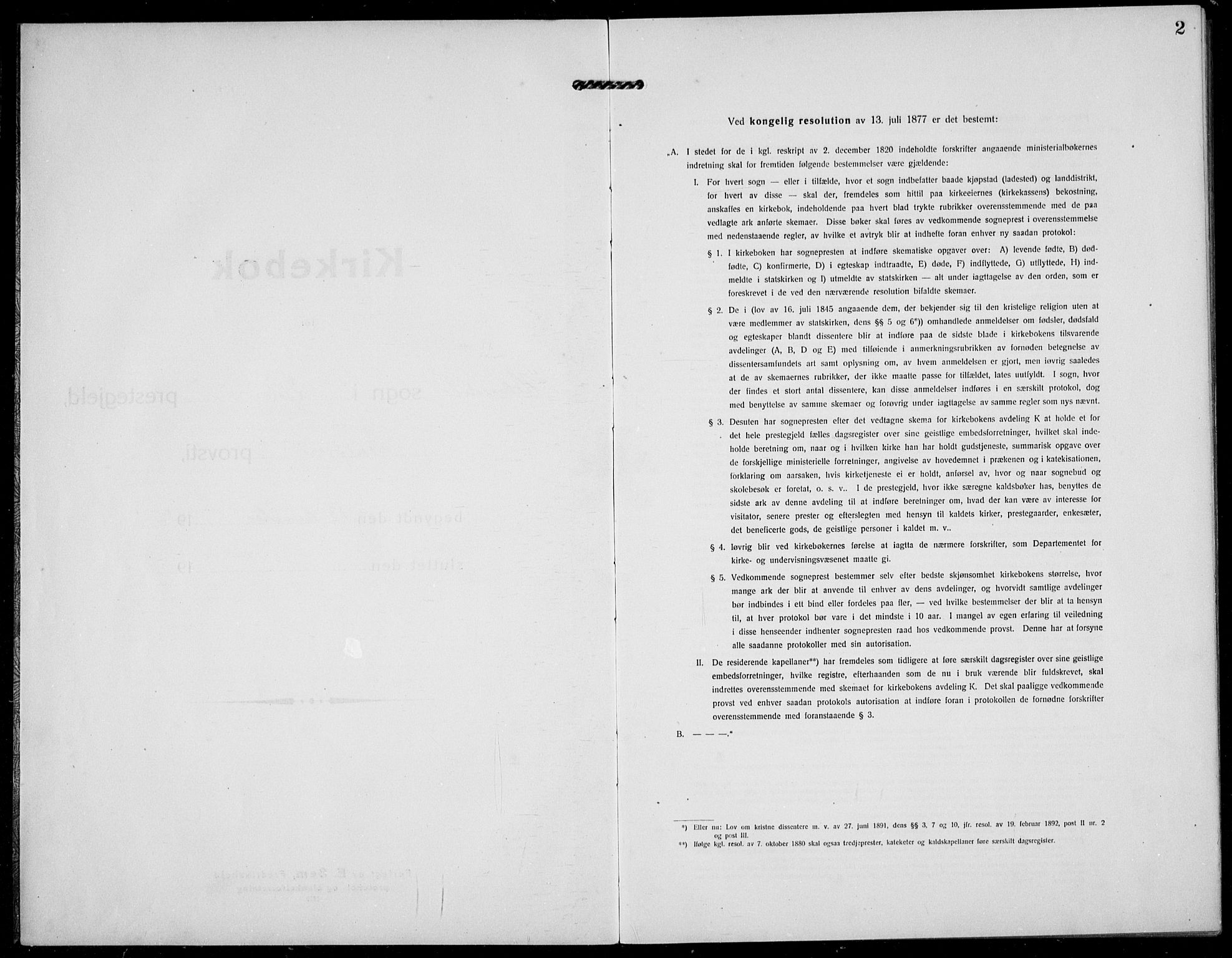 Fjaler sokneprestembete, SAB/A-79801/H/Hab/Habb/L0003: Parish register (copy) no. B 3, 1913-1940, p. 2