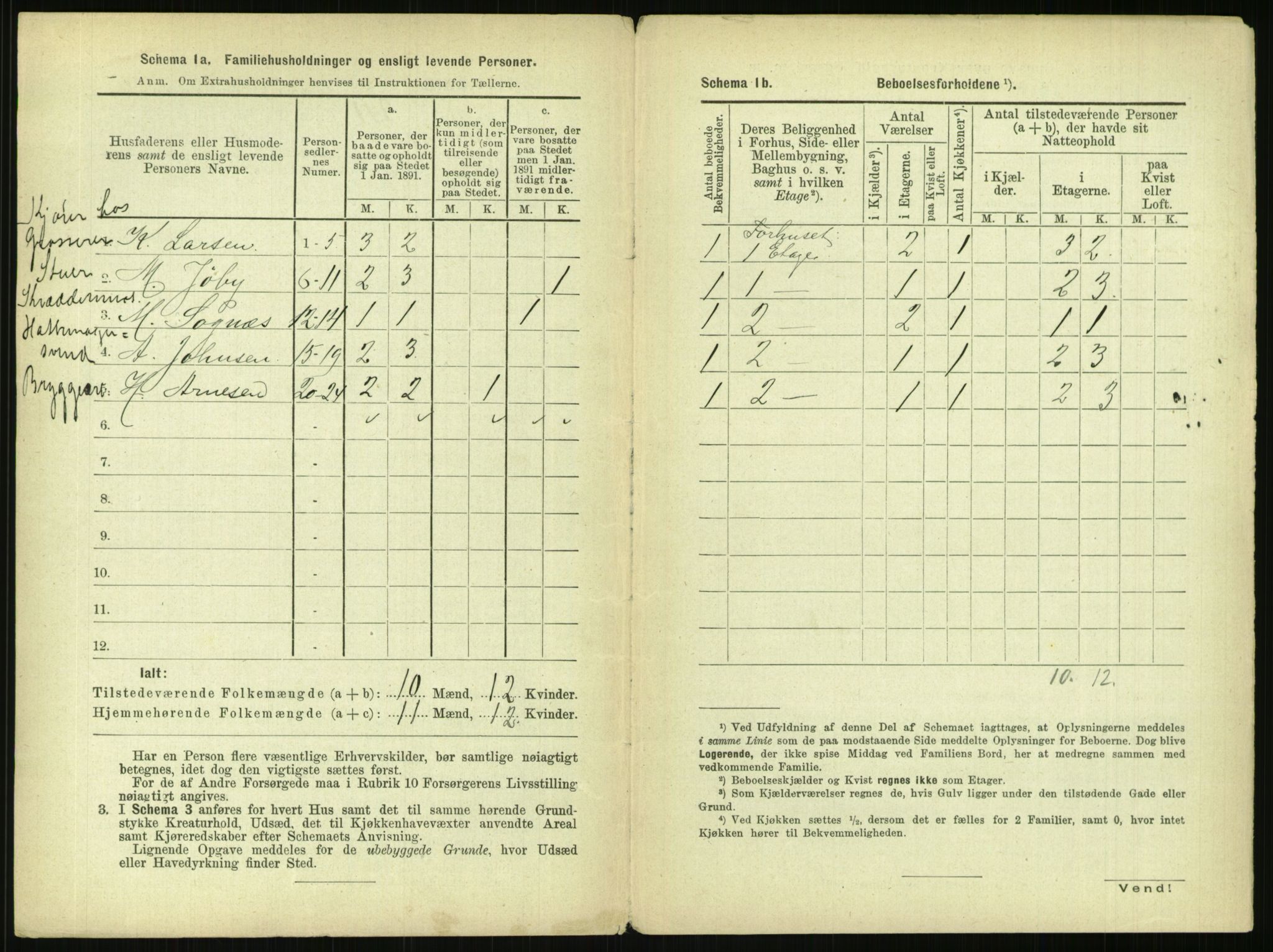 RA, 1891 census for 0301 Kristiania, 1891, p. 141576