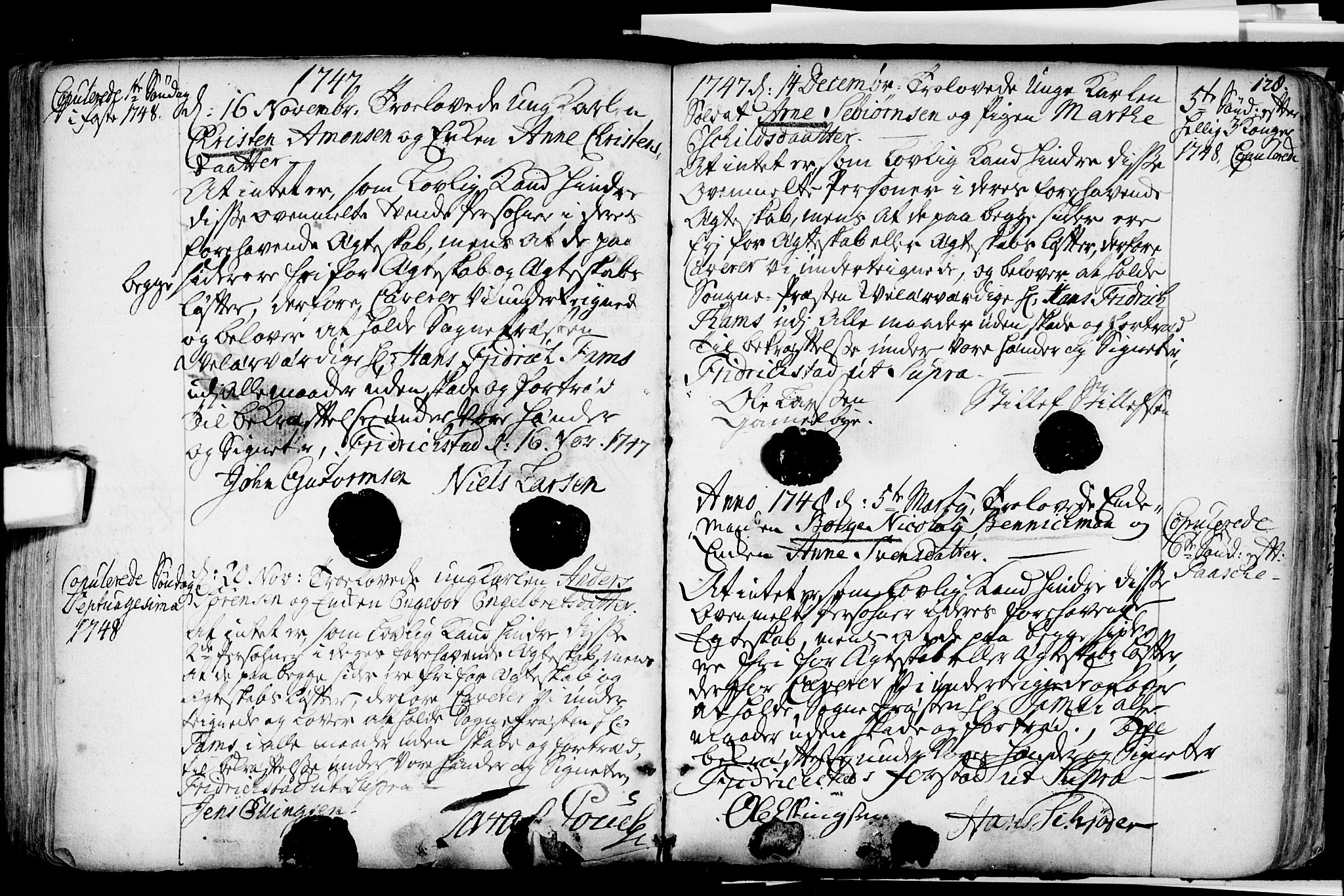 Glemmen prestekontor Kirkebøker, SAO/A-10908/F/Fa/L0001: Parish register (official) no. 1, 1733-1759, p. 128