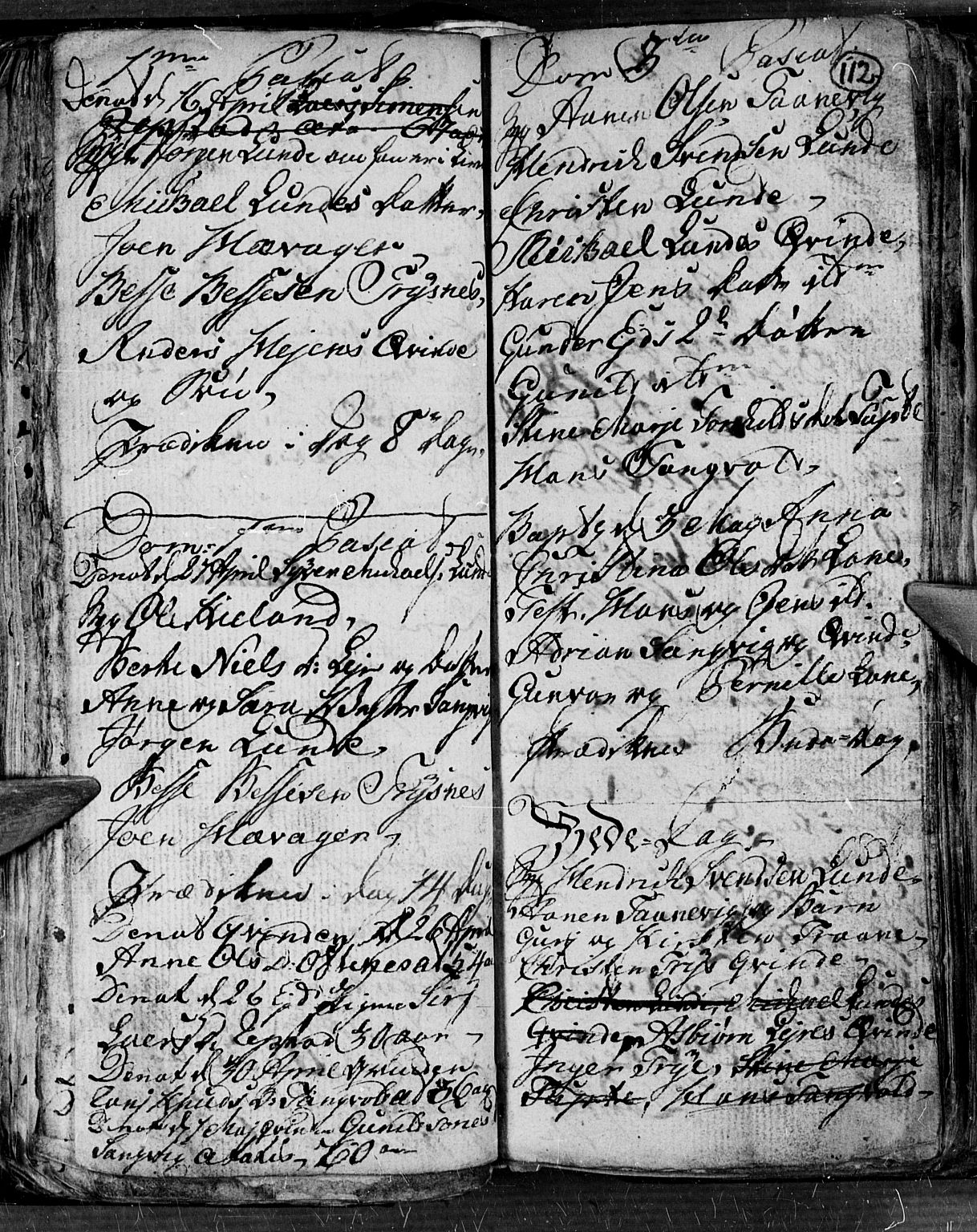 Søgne sokneprestkontor, AV/SAK-1111-0037/F/Fb/Fbb/L0001: Parish register (copy) no. B 1, 1779-1802, p. 112