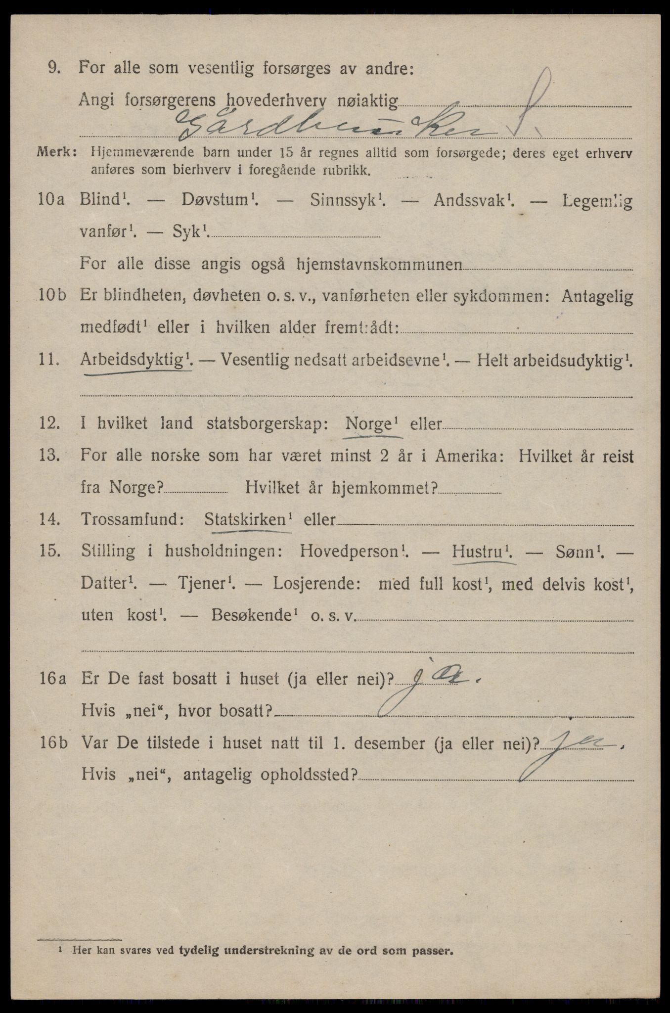 SAST, 1920 census for Høyland, 1920, p. 8405