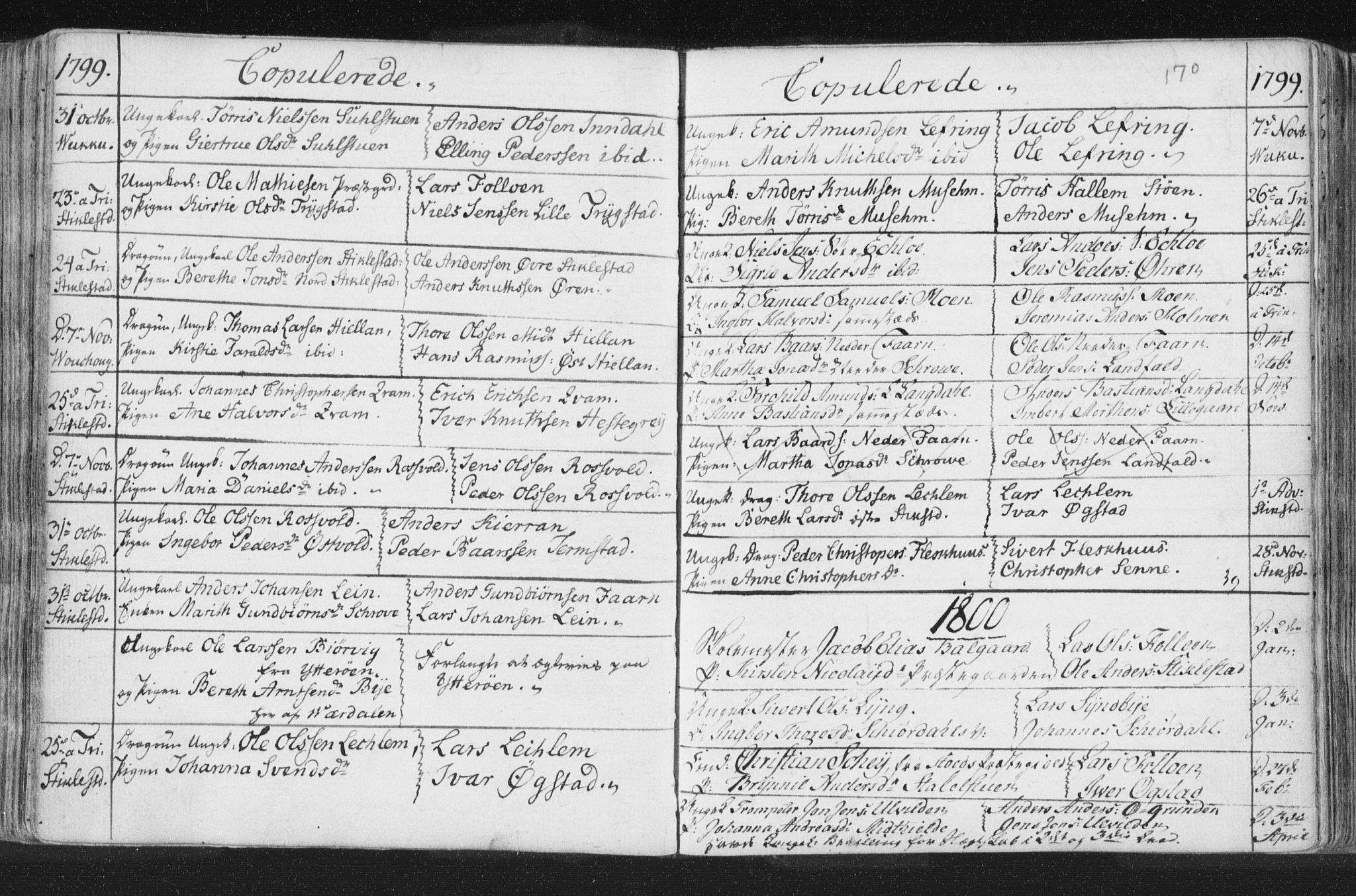 Ministerialprotokoller, klokkerbøker og fødselsregistre - Nord-Trøndelag, SAT/A-1458/723/L0232: Parish register (official) no. 723A03, 1781-1804, p. 170