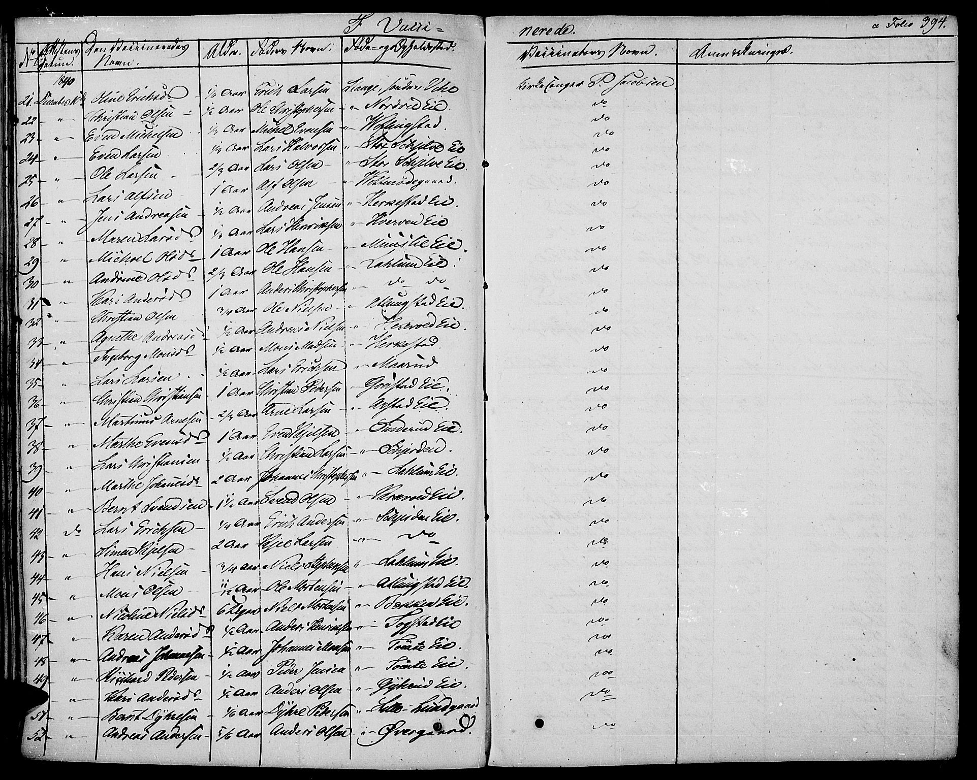 Stange prestekontor, AV/SAH-PREST-002/K/L0009: Parish register (official) no. 9, 1826-1835, p. 394