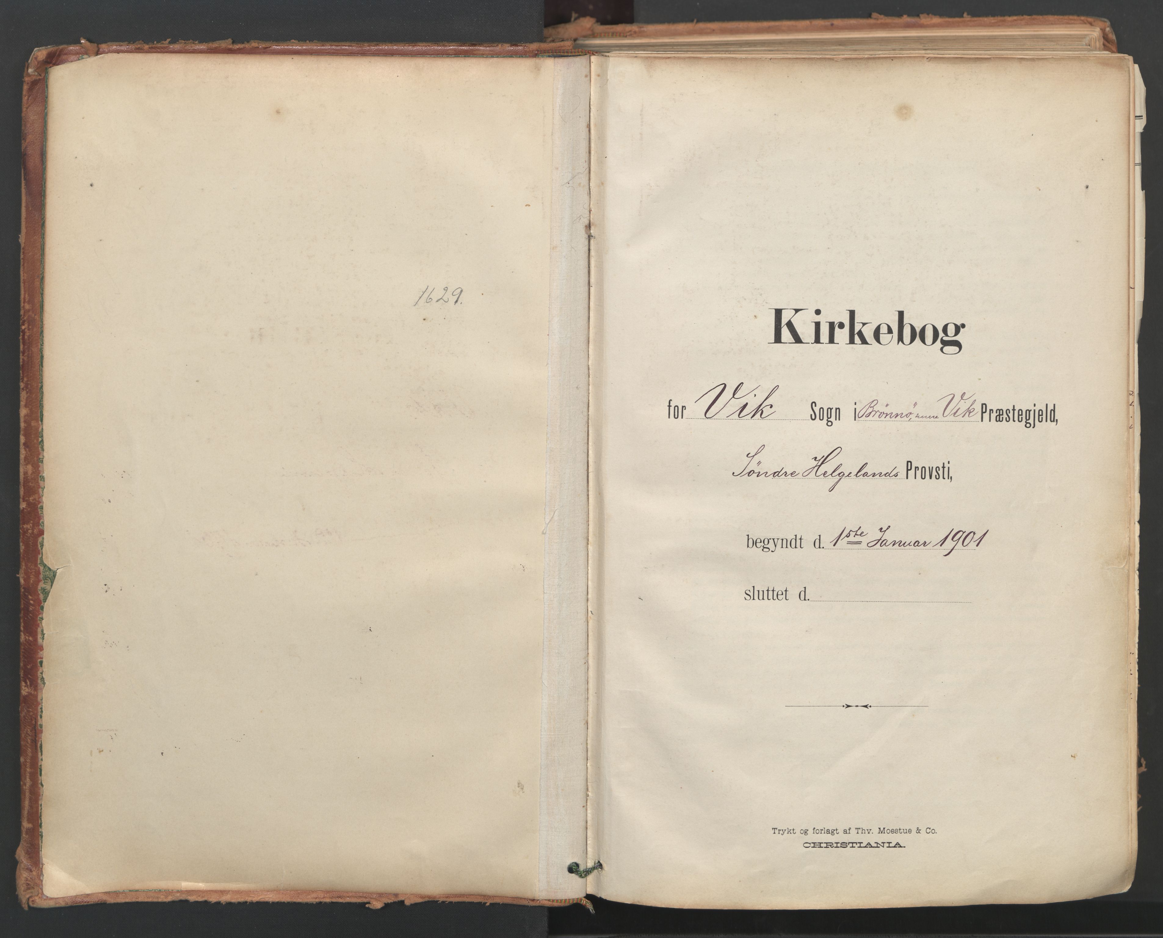 Ministerialprotokoller, klokkerbøker og fødselsregistre - Nordland, SAT/A-1459/812/L0180: Parish register (official) no. 812A09, 1901-1915