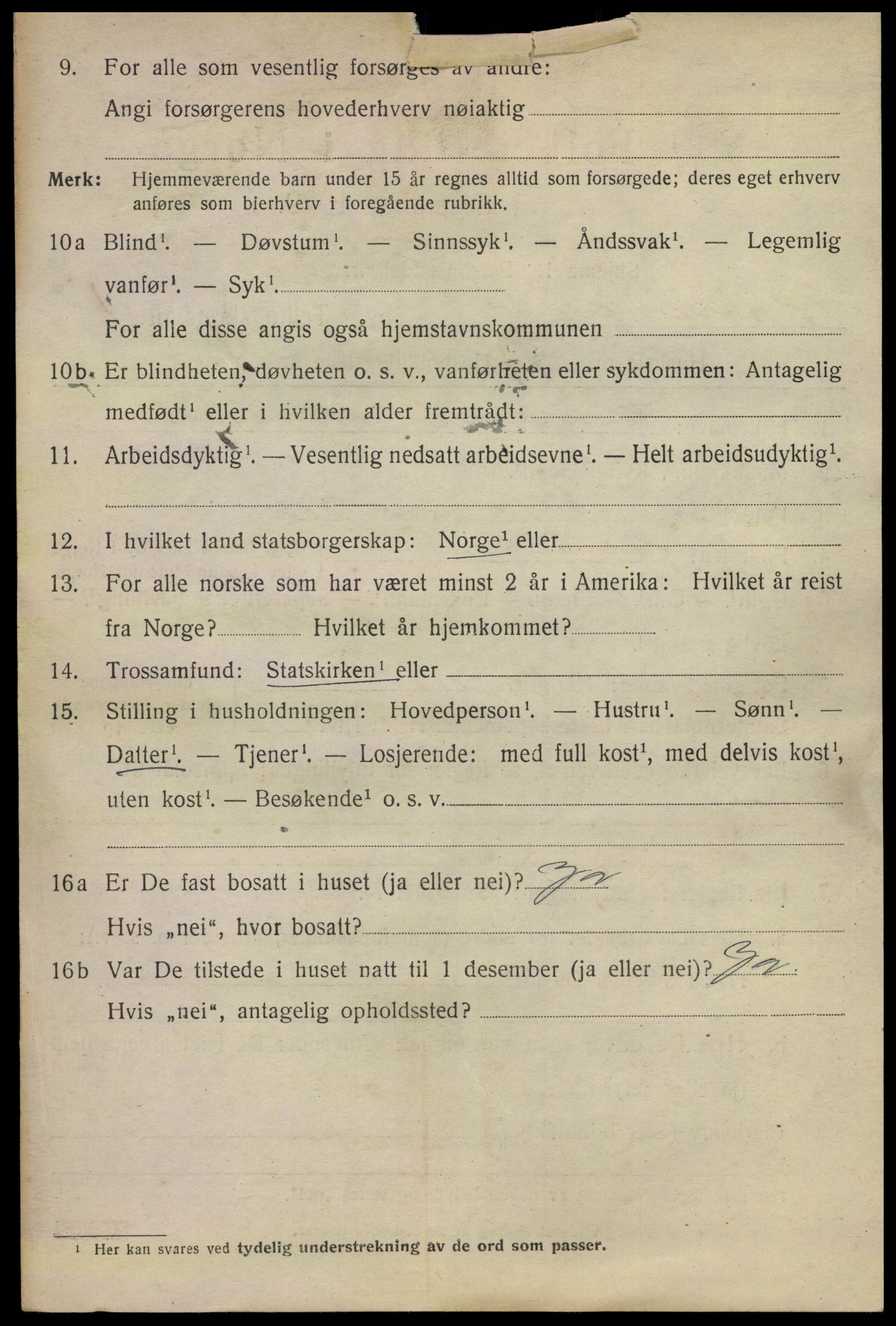 SAKO, 1920 census for Sandefjord, 1920, p. 5413