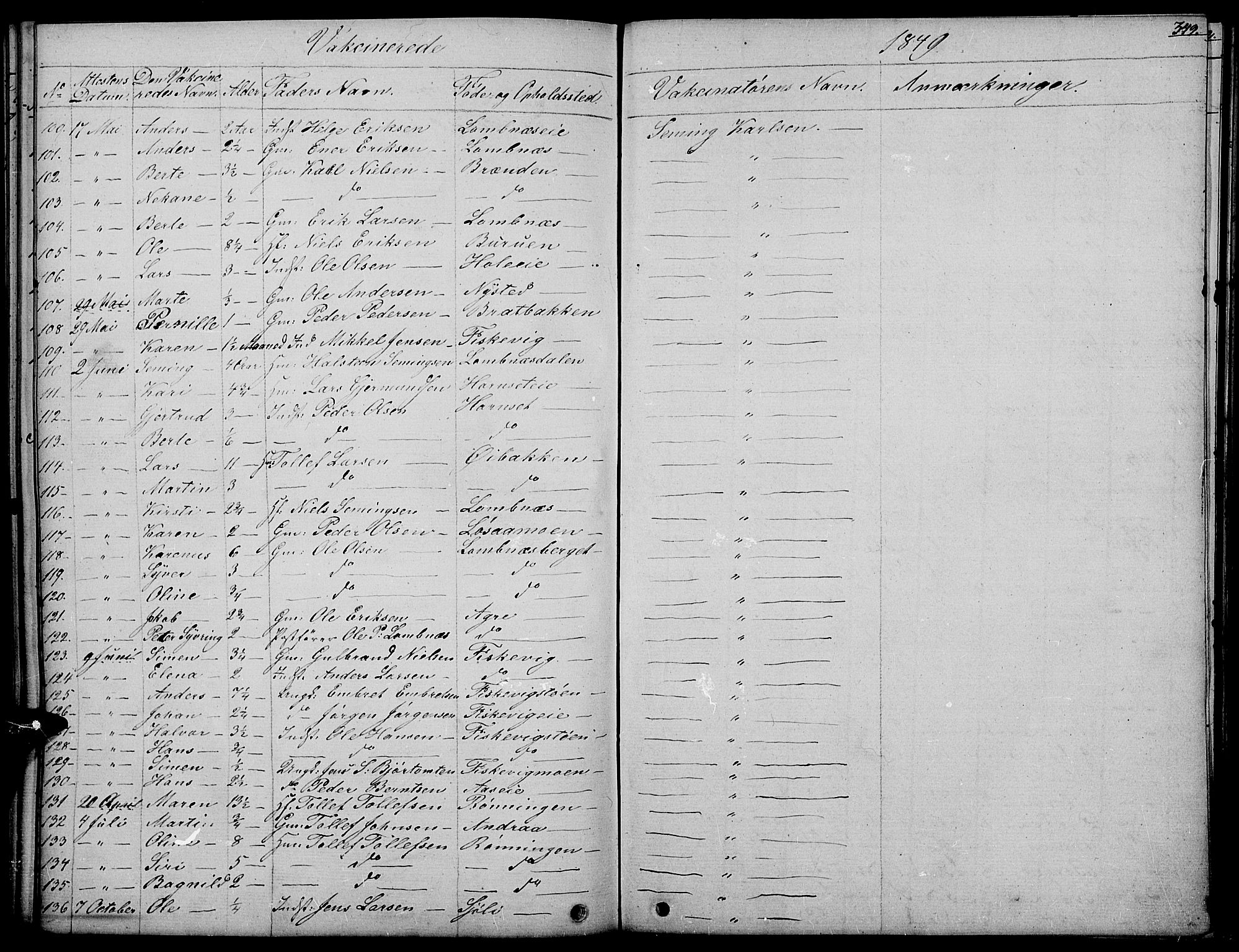 Rendalen prestekontor, AV/SAH-PREST-054/H/Ha/Haa/L0004: Parish register (official) no. 4, 1829-1852, p. 349