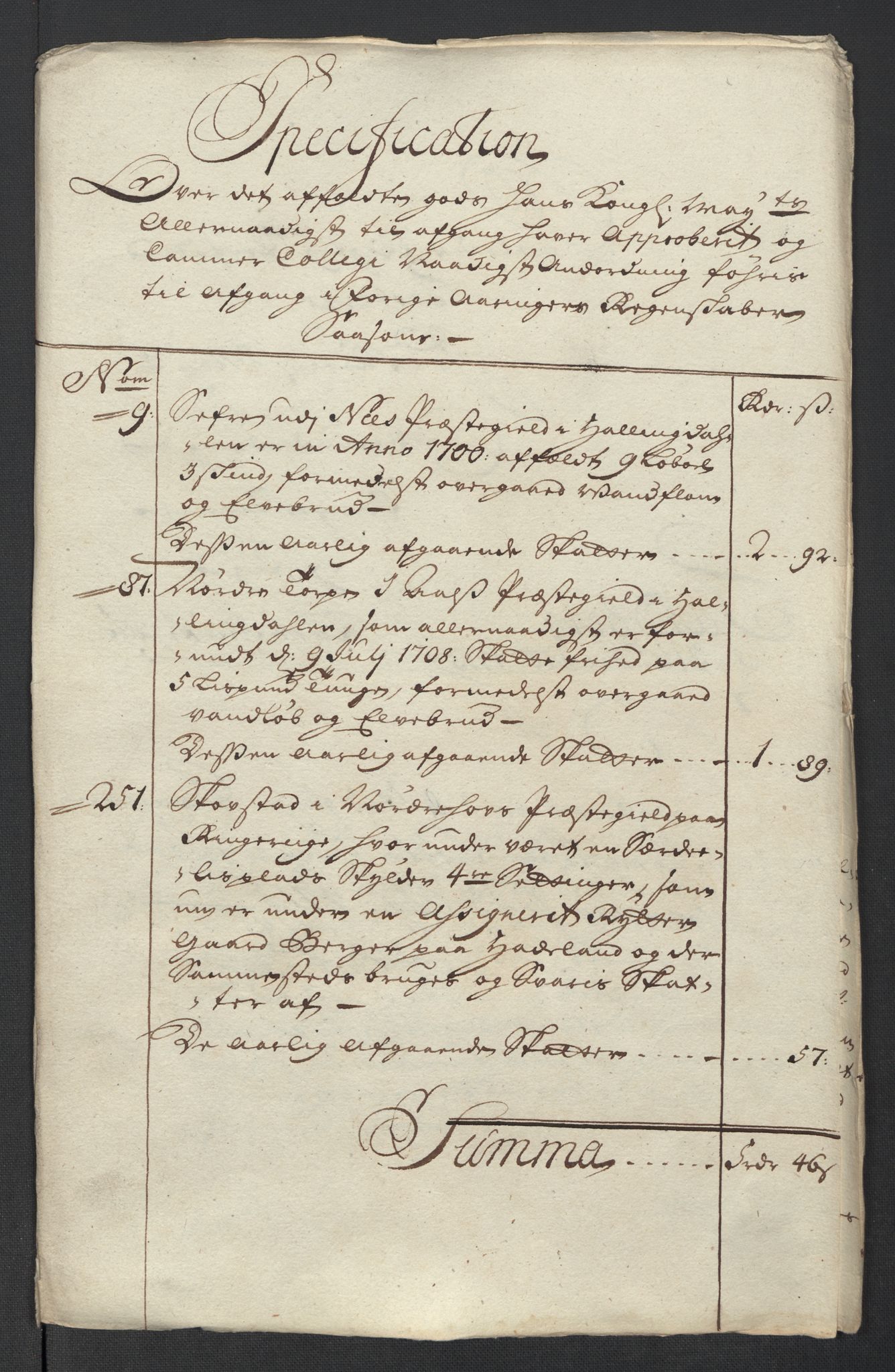 Rentekammeret inntil 1814, Reviderte regnskaper, Fogderegnskap, RA/EA-4092/R23/L1473: Fogderegnskap Ringerike og Hallingdal, 1715, p. 309